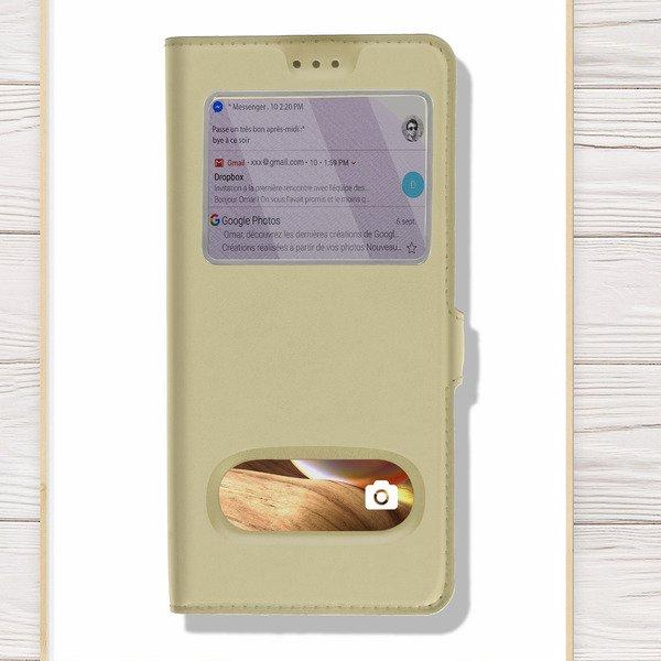 Avizar Doppelfenster Cover Samsung A32 Gold