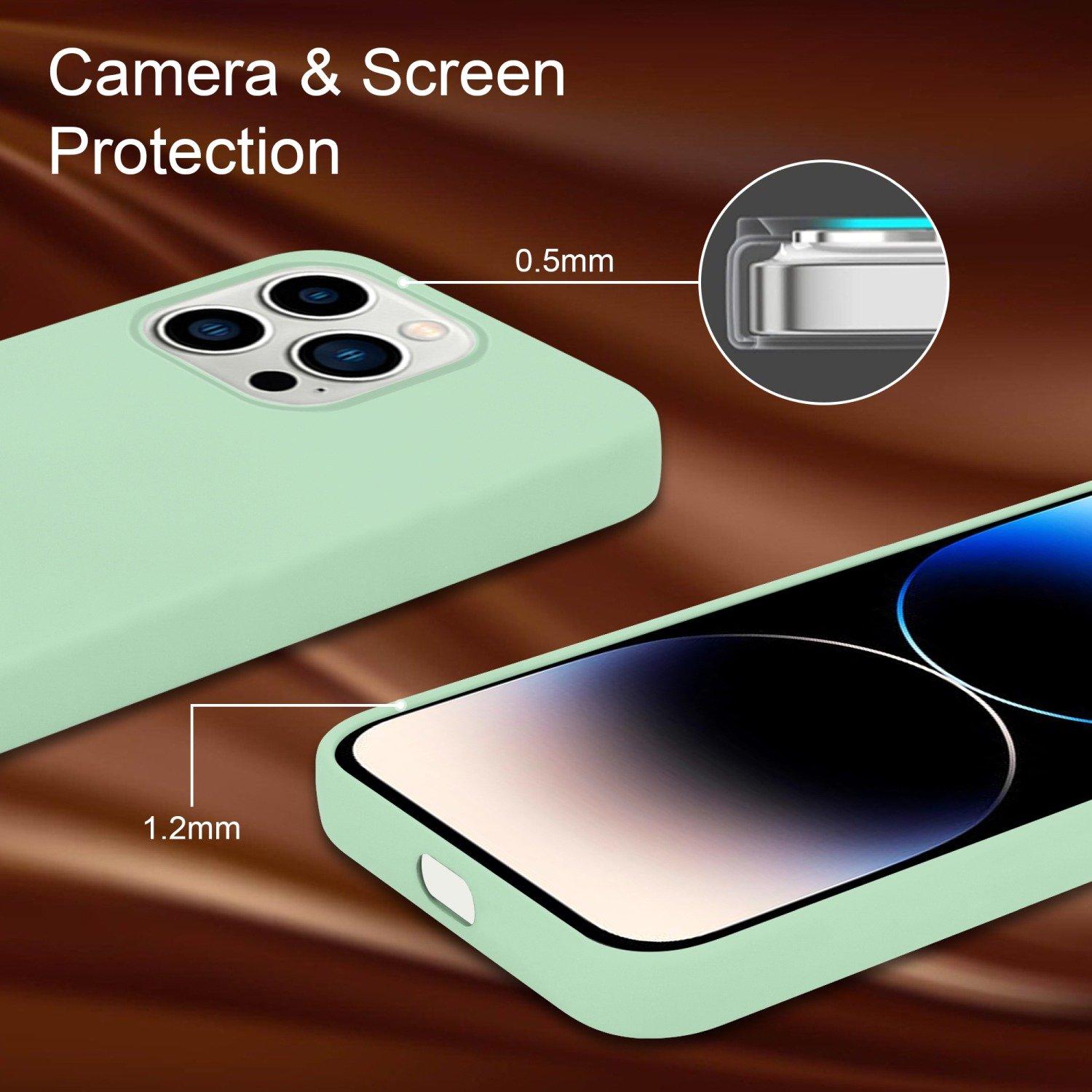 Cadorabo Hülle für Apple iPhone 14 PRO MAX TPU Silikon Liquid