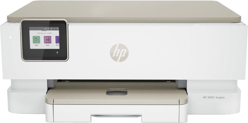 Hewlett-Packard ENVY Inspire 7224e All-in-One-Drucker, Farbe, Drucker für Zu Hause, Drucken, Kopieren, Scannen, Wireless; +; Mit Instant Ink kompatibel; Drucken vom Smartphone oder Tablet; Beidseitiger Druck