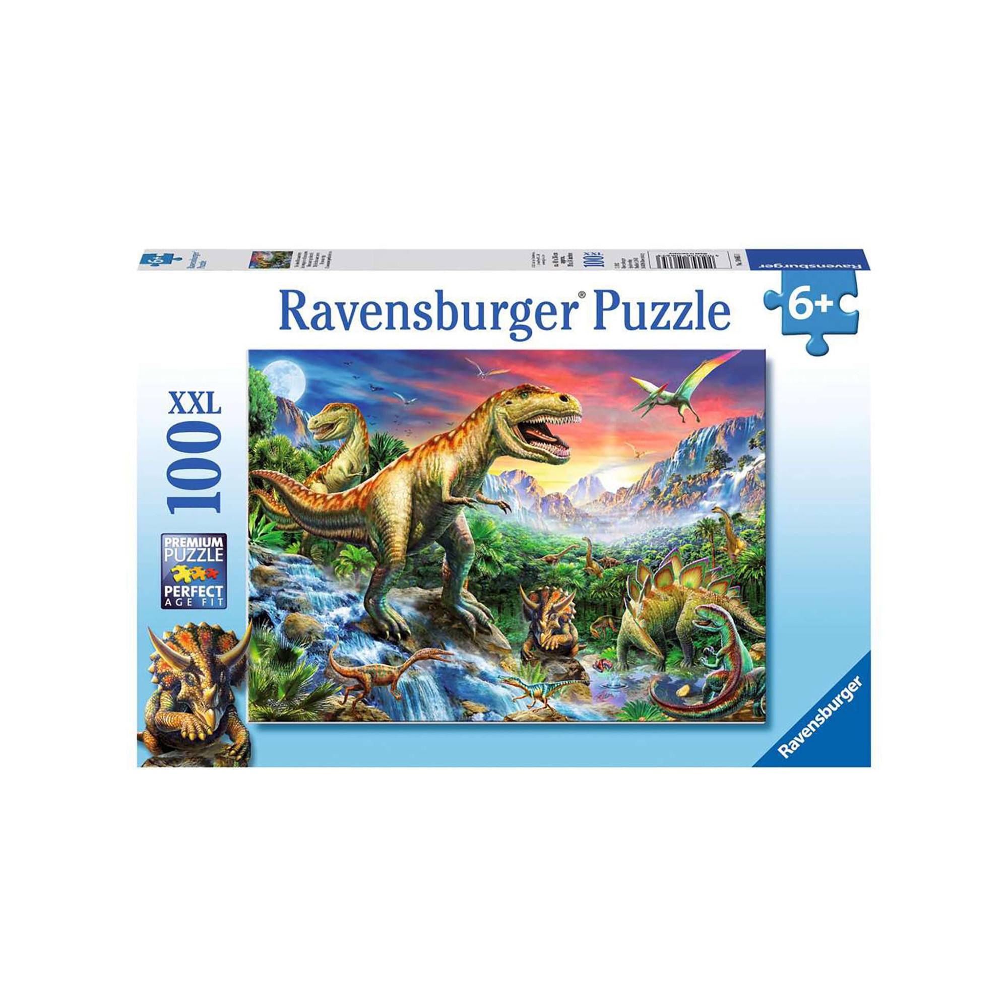 Ravensburger Kinderpuzzle XXL bei den Dinos, 100 Teile