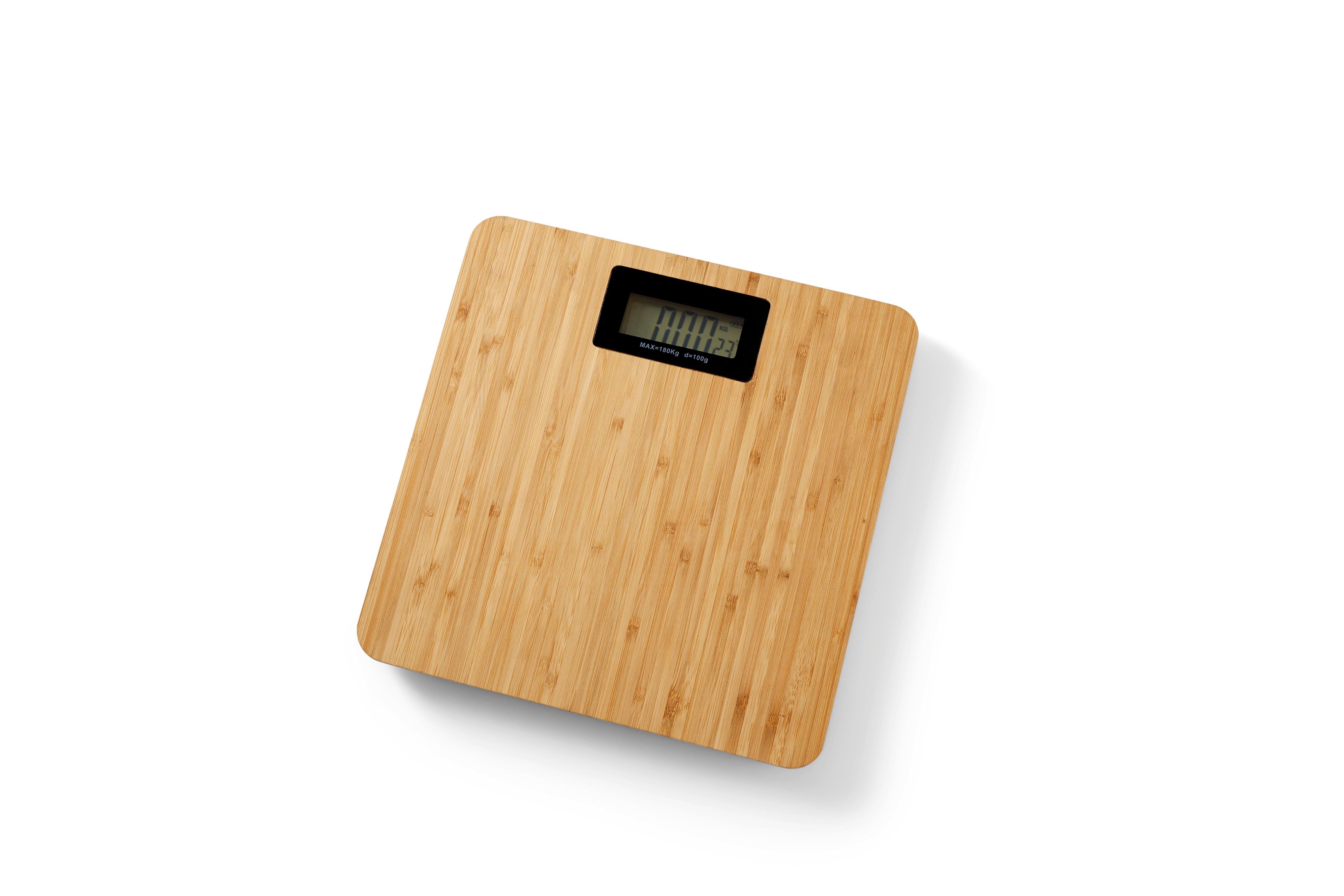 SCHOU Personenwaage Bambus