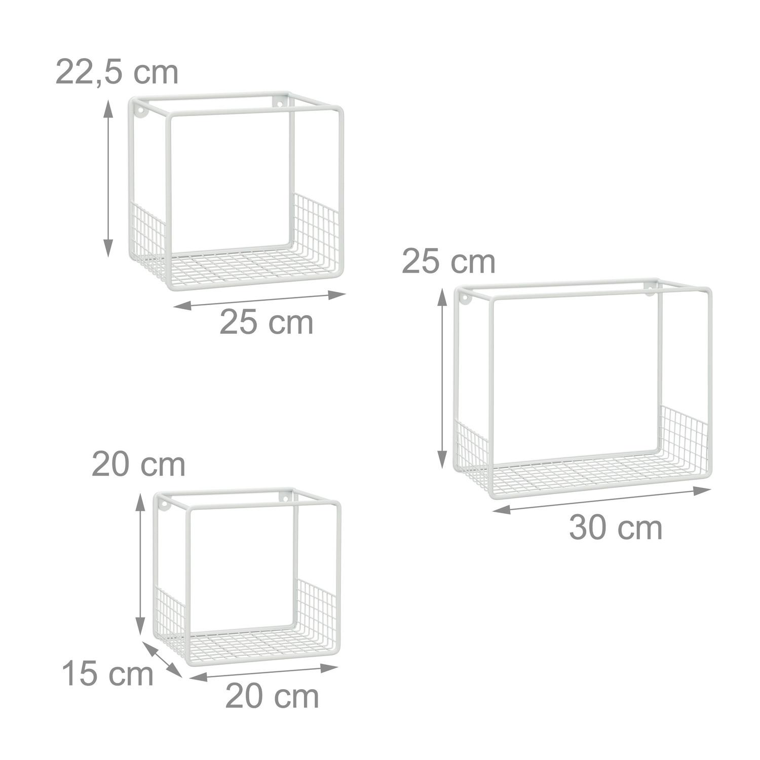 B2X 3 Stk. Würfelförmige Regale