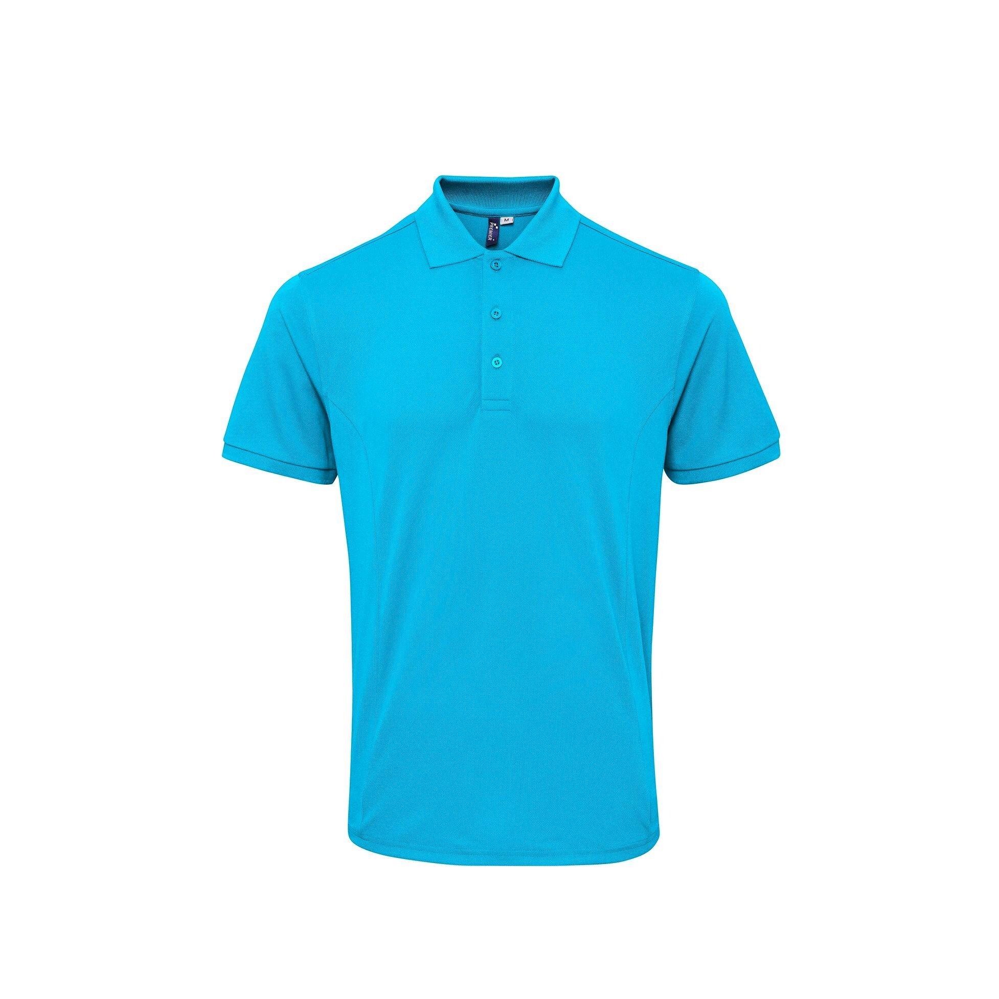 PREMIER Coolchecker Piqué Poloshirt mit CoolPlus