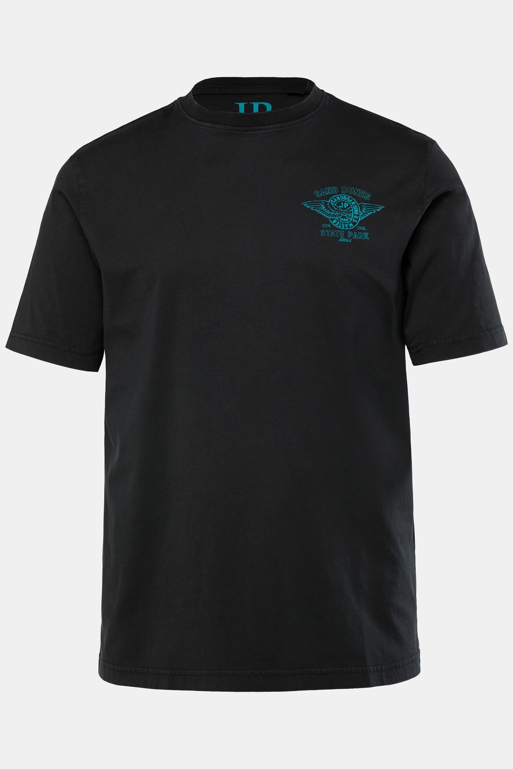 JP1880 T-Shirt Halbarm Brustprint Vintage Look