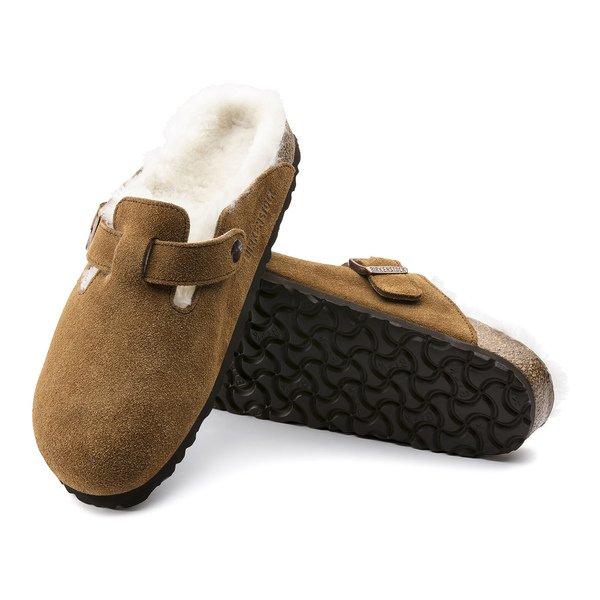 BIRKENSTOCK BOSTON SHEARLING Mules