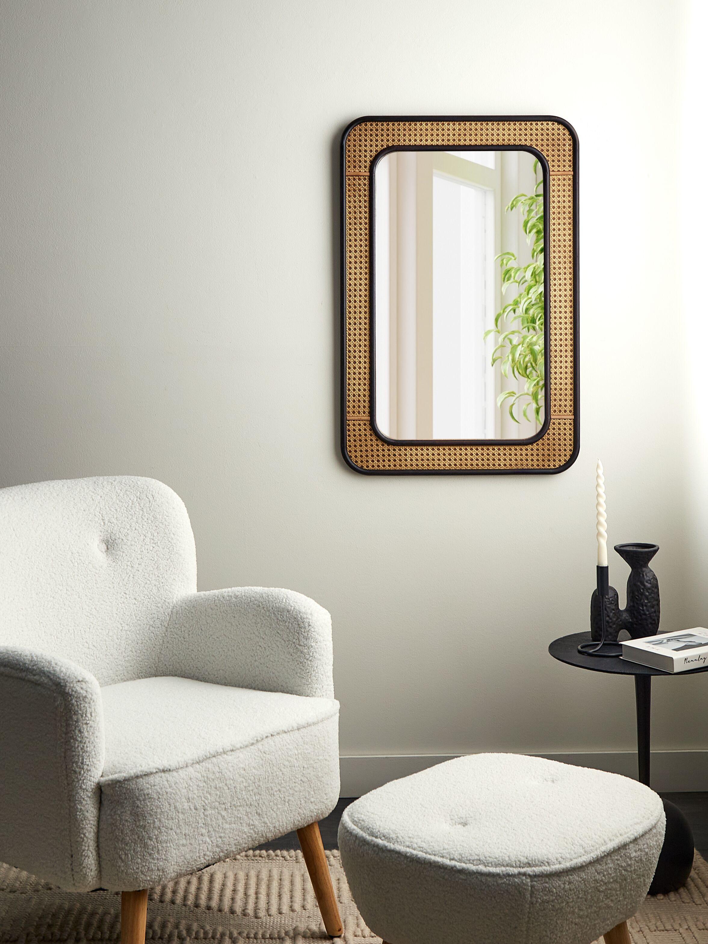 Beliani Wandspiegel aus MDF-Platte Boho BERNAS