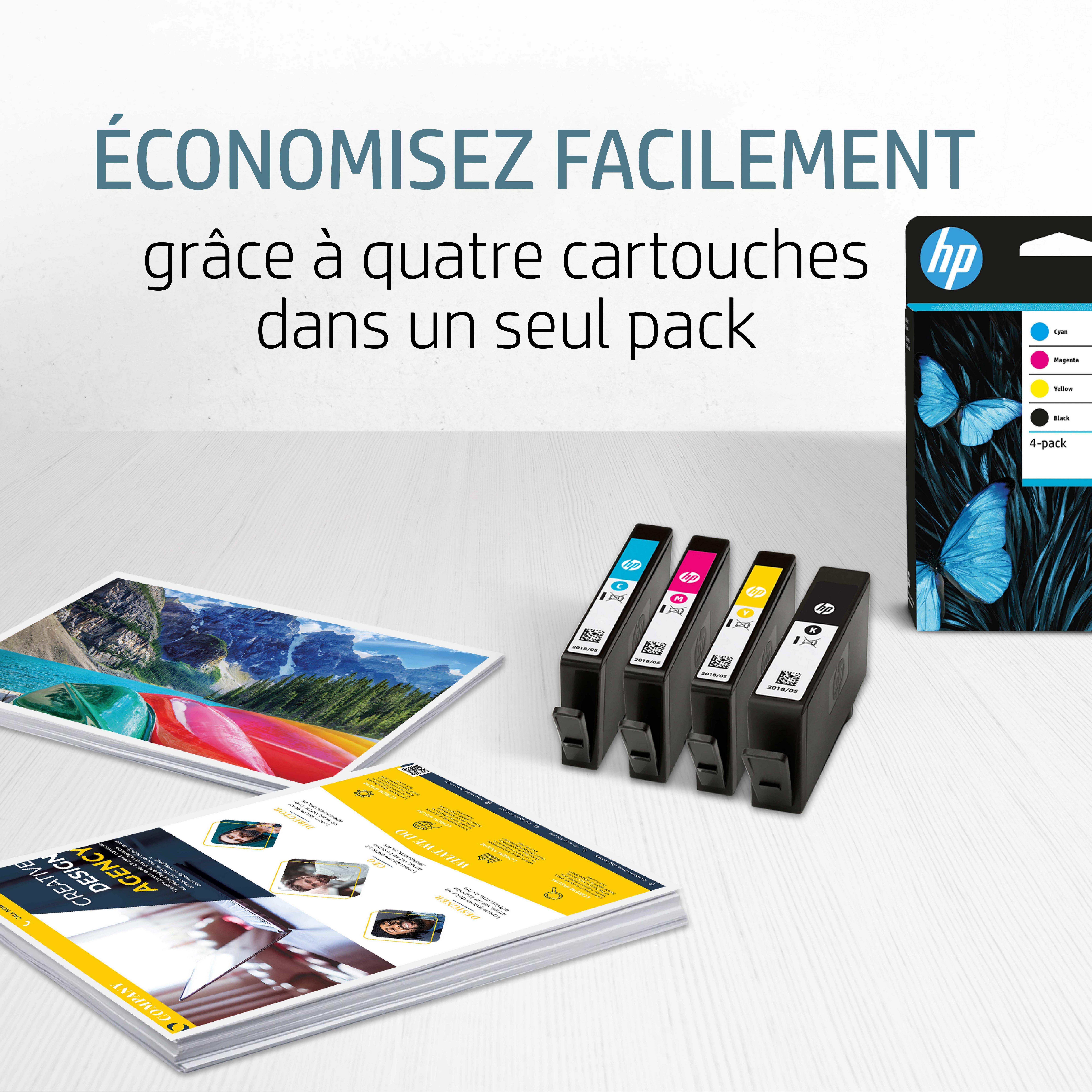 Hewlett-Packard Original 950 Schwarz/951 Cyan/Magenta/Gelb Druckerpatronen, 4er-Pack