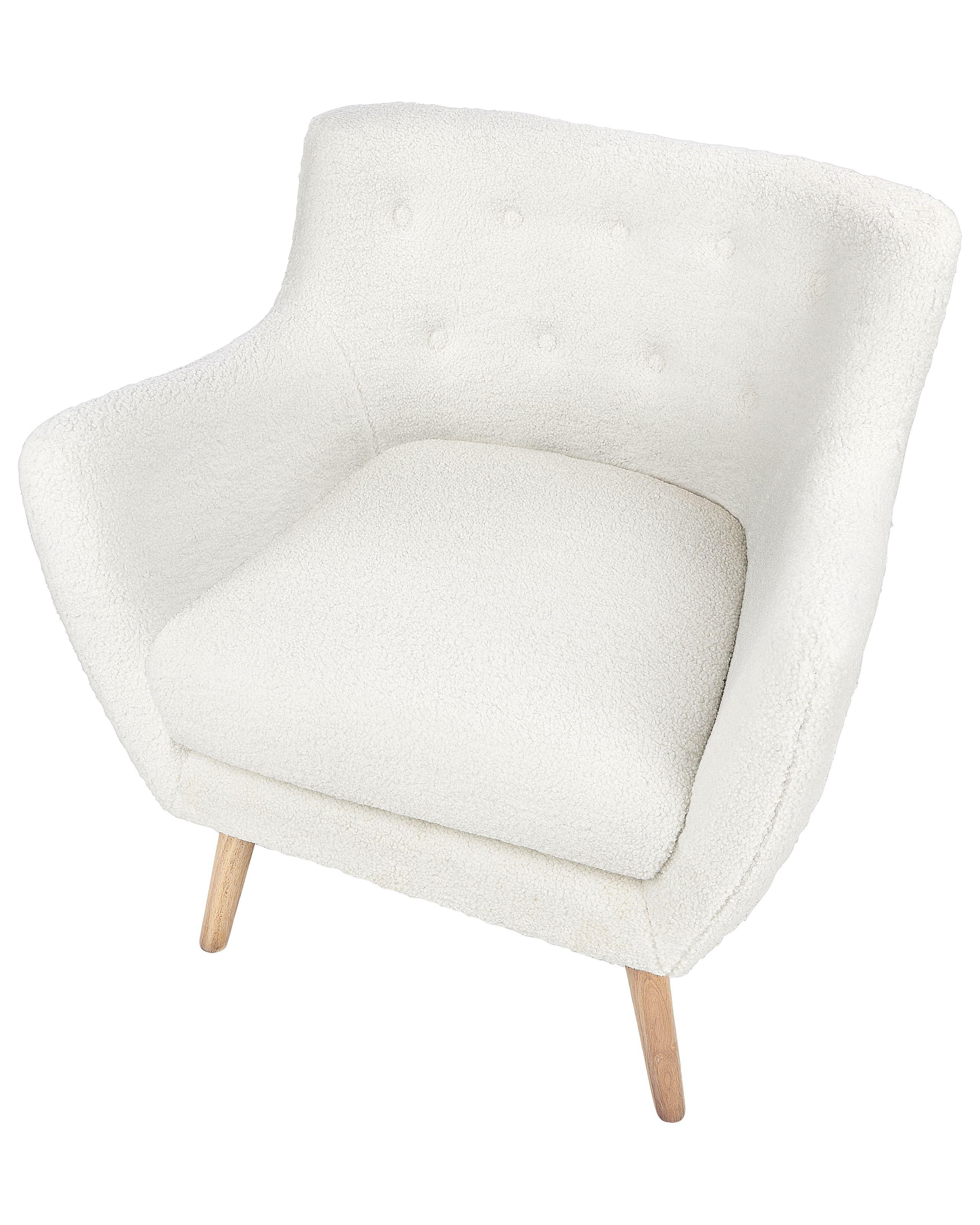 Beliani Sessel aus Bouclé Retro DRAMMEN