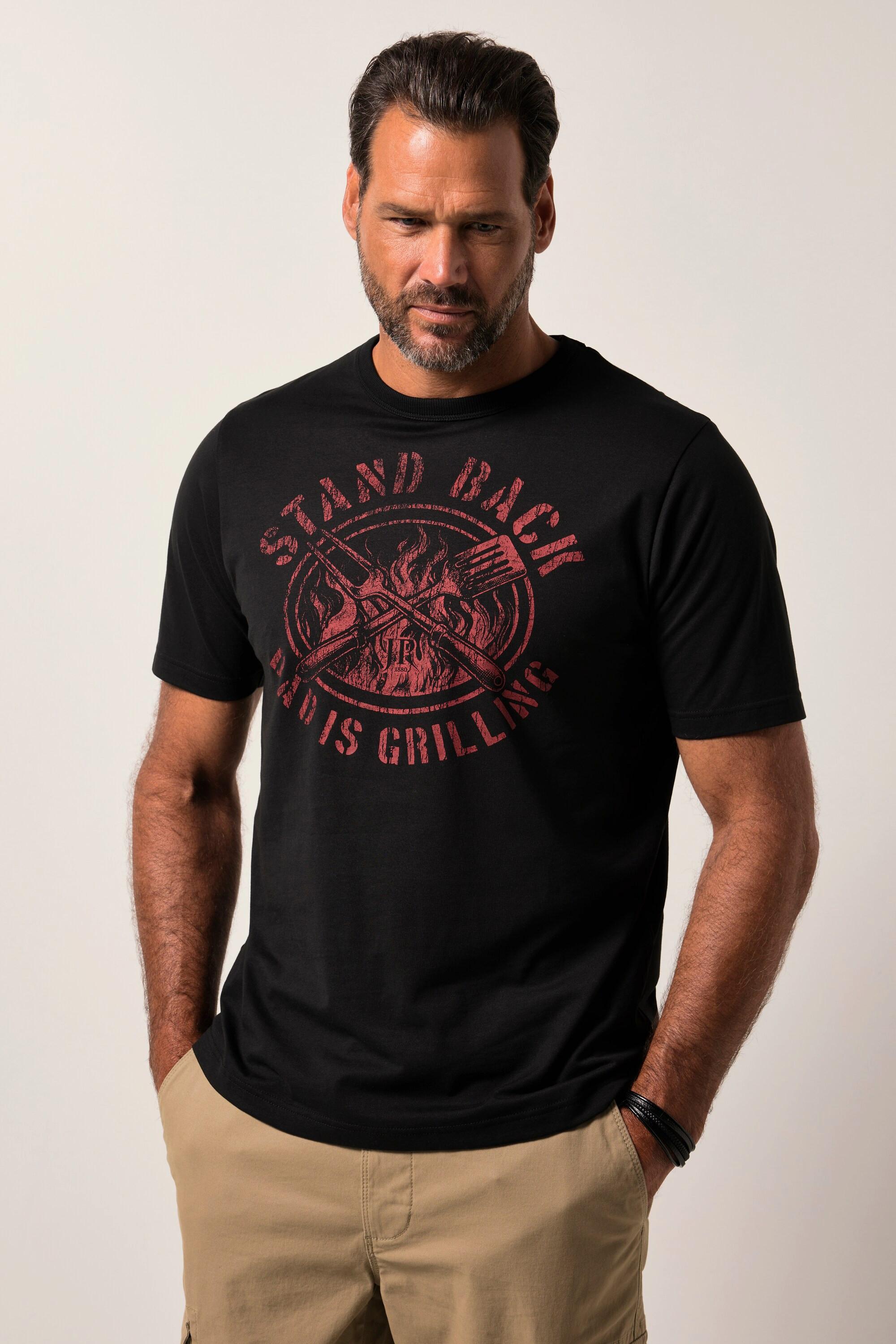 JP1880 Halbarm Rundhals Grillen T-Shirt