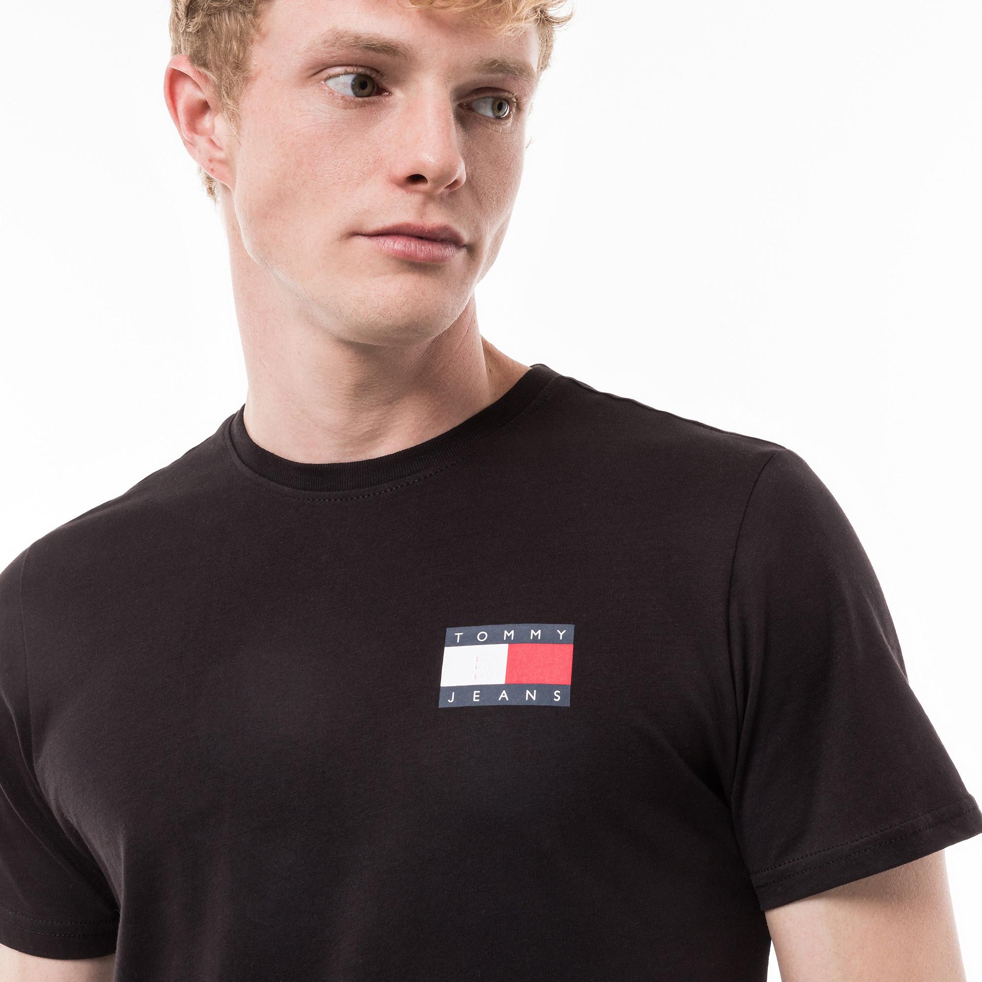 TOMMY JEANS TJM Slim Essential Flag Tee