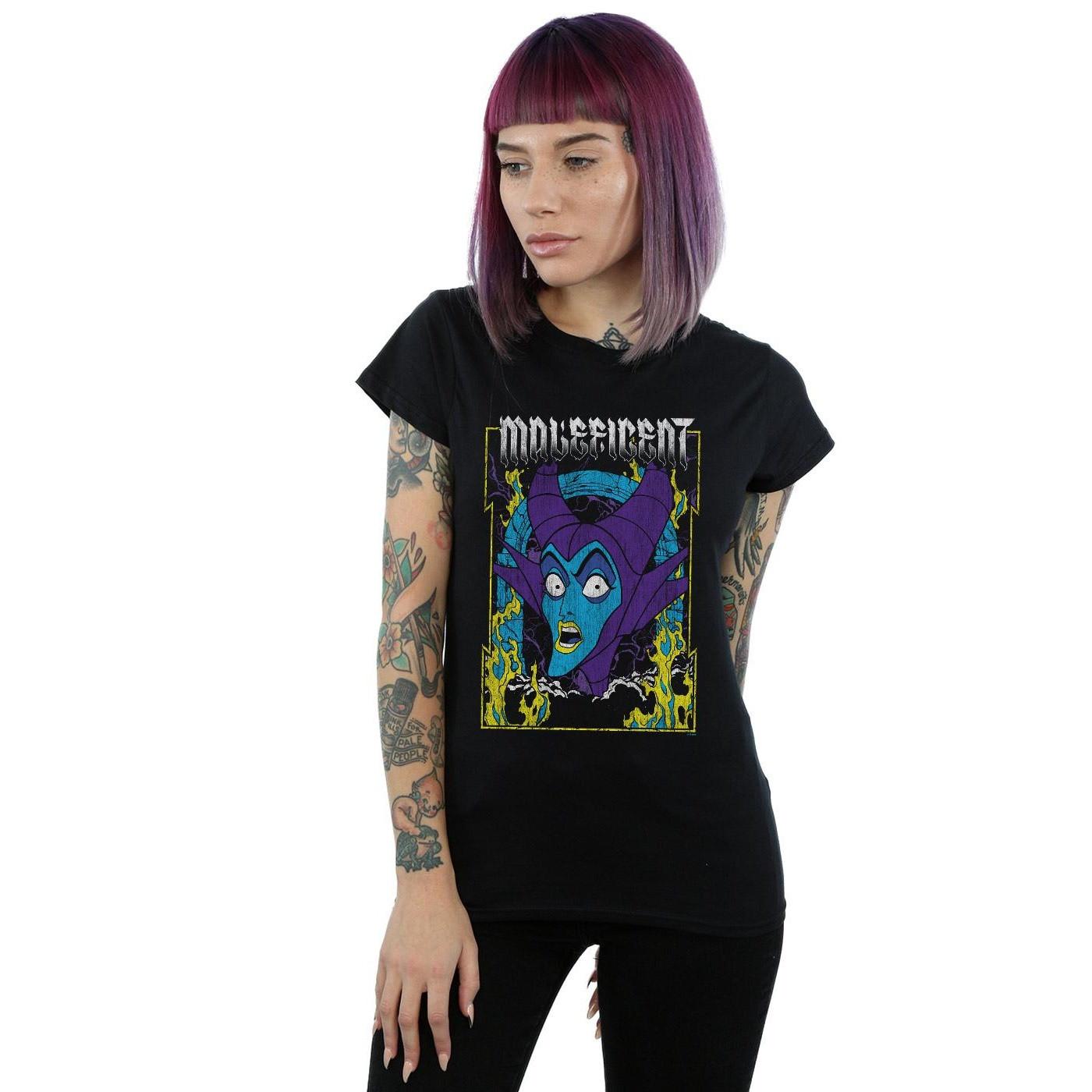 Disney Maleficent Distressed Poster T-Shirt