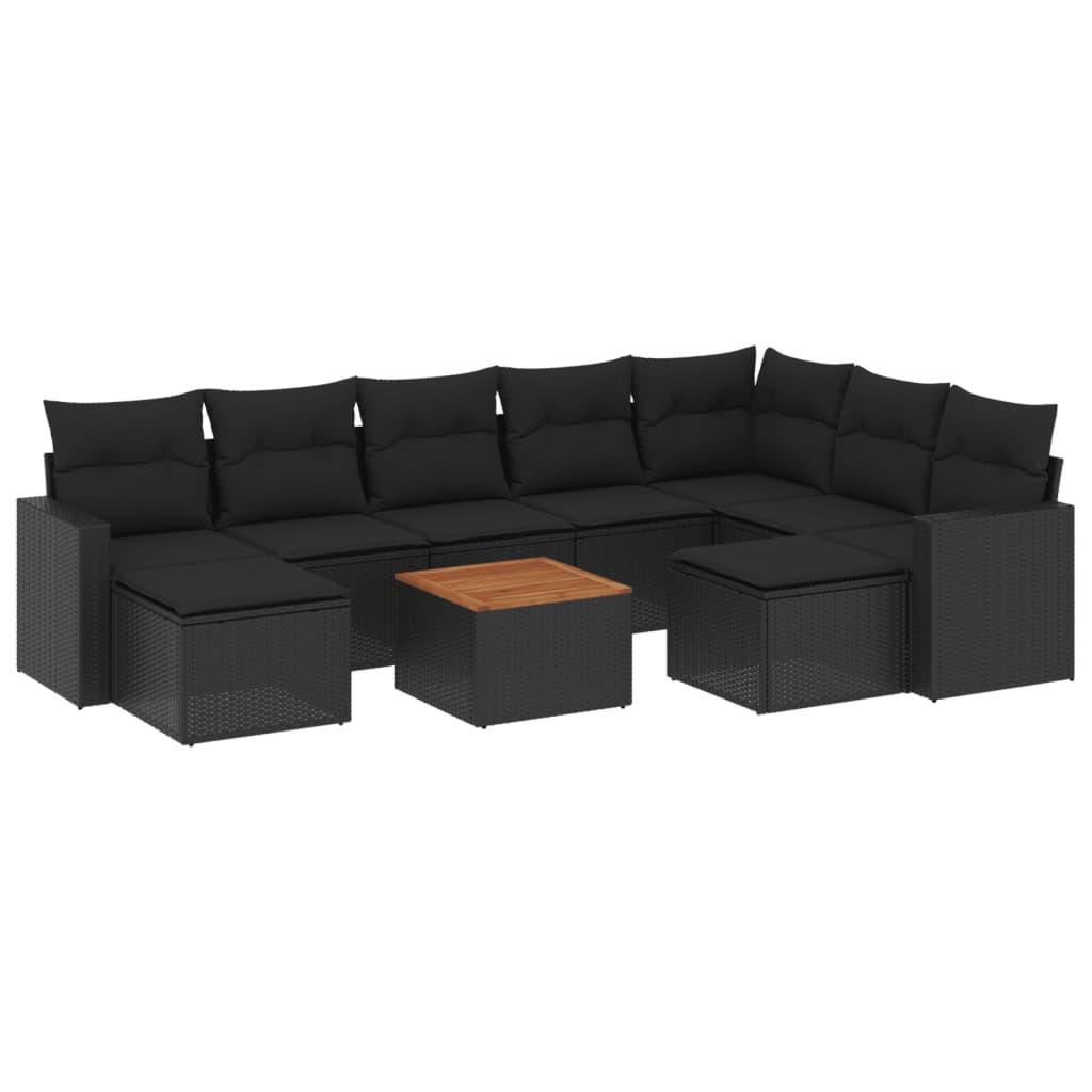 VidaXL Garten sofagarnitur poly-rattan