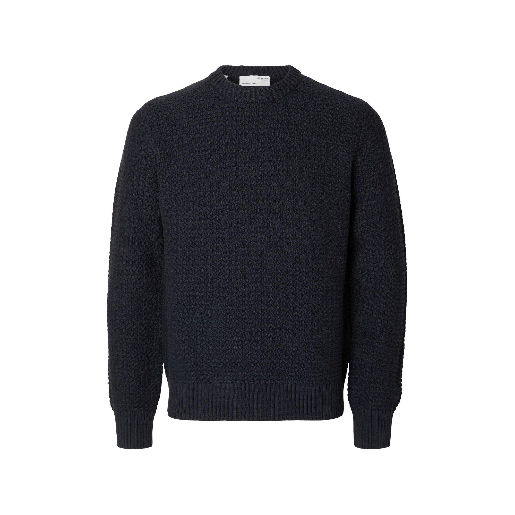 SELECTED SLHThim LS Knit Structure Pullover