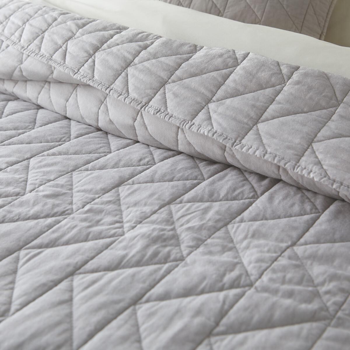 La Redoute Intérieurs Gesteppte Tagesdecke Scenario mit Zickzack-Muster