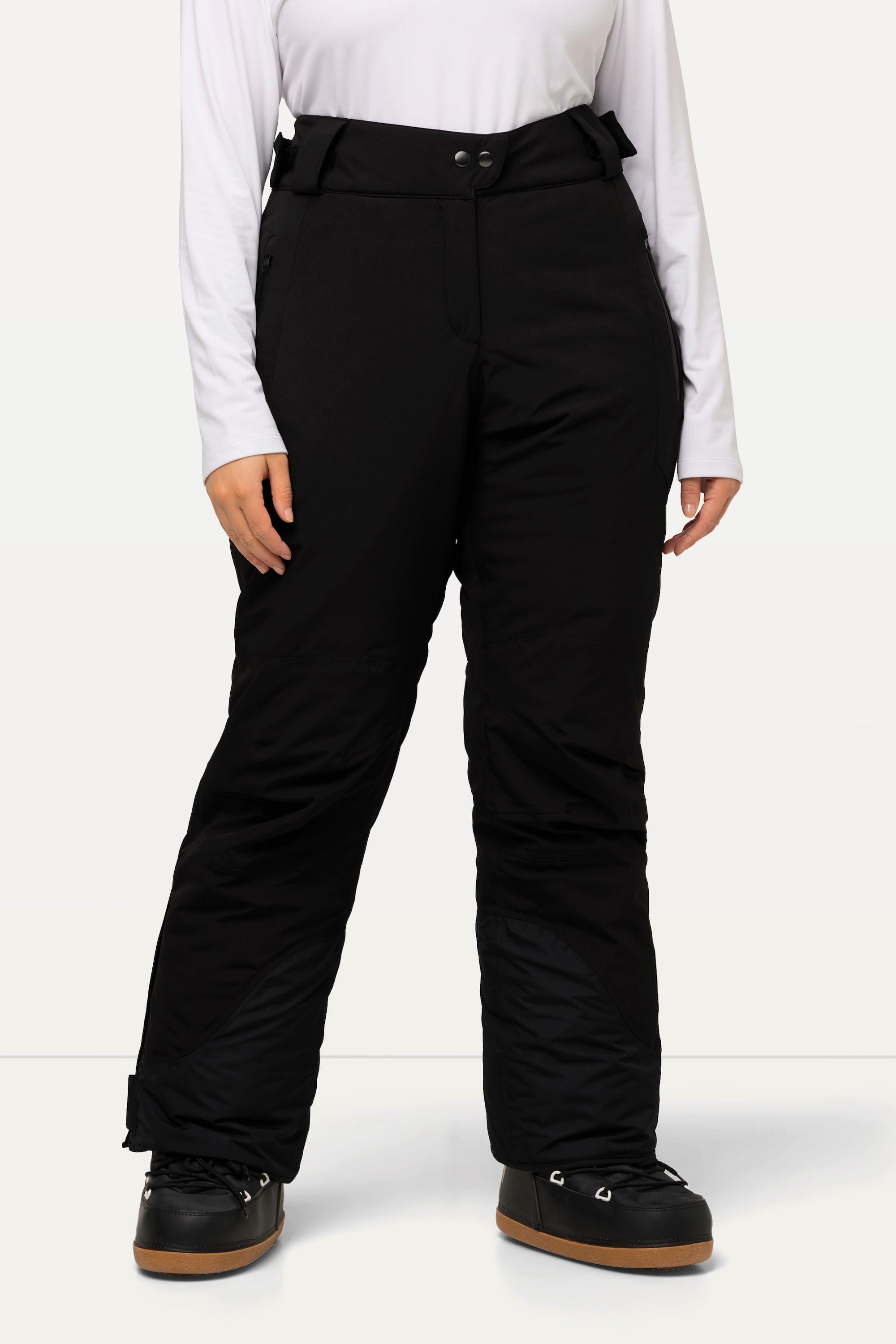 Ulla Popken HYPRAR Wasserdichte Skihose mit Klettriegel