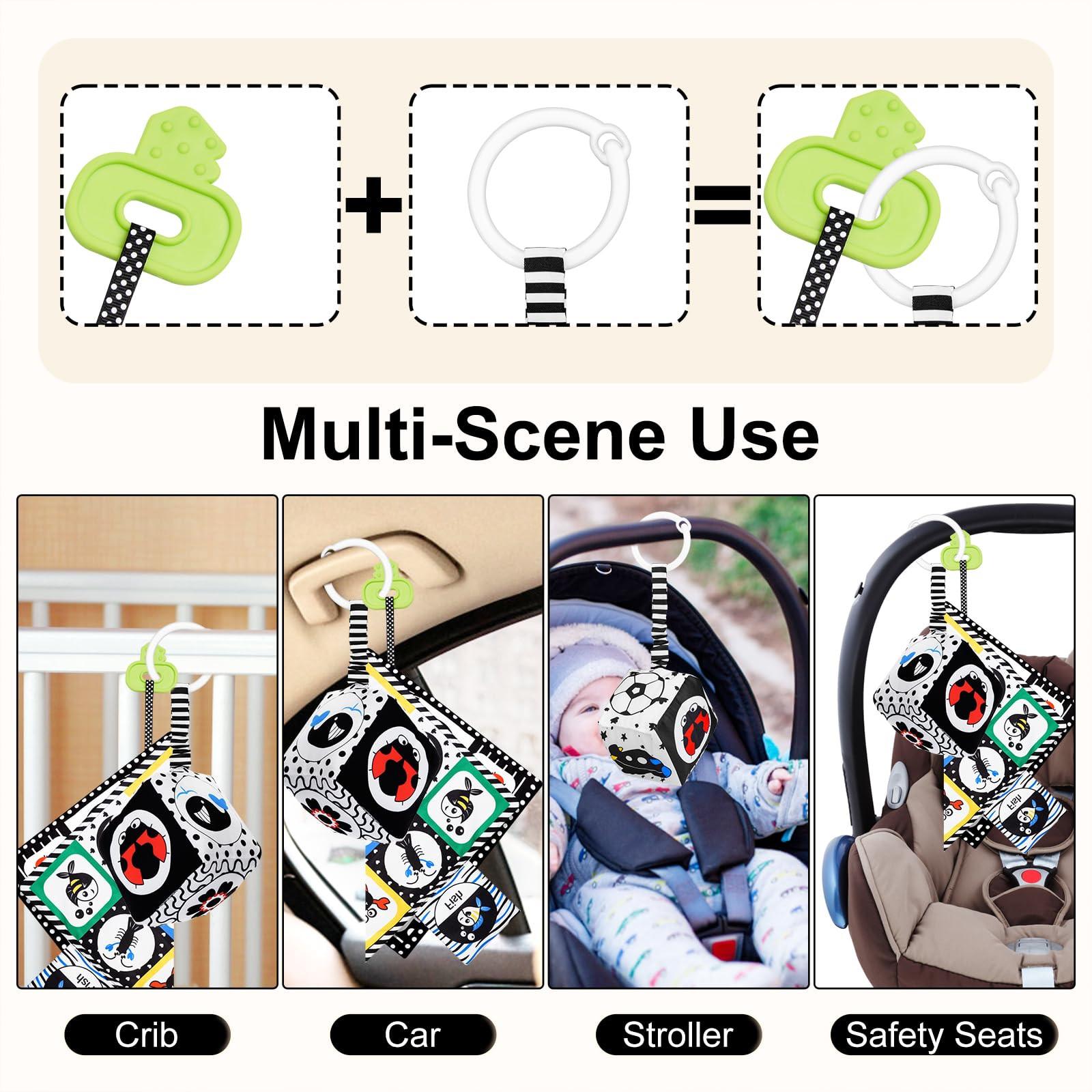 Activity-board Kontrast Buch Baby Spielzeug Kontrast Karten sensorischen Kontrast Geschenk