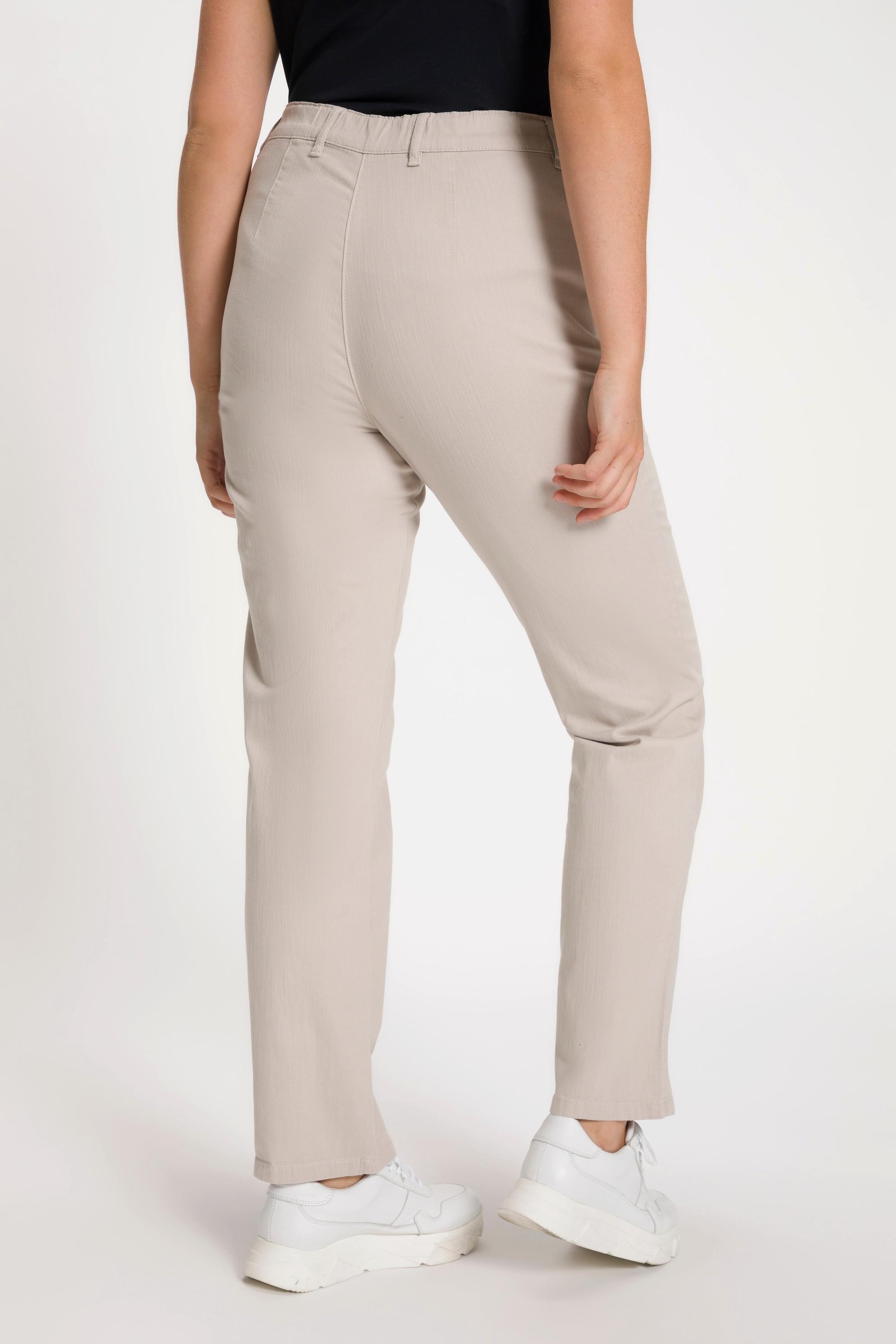 Ulla Popken Mony Tapered Fit Leichte Stretch Sommerhose