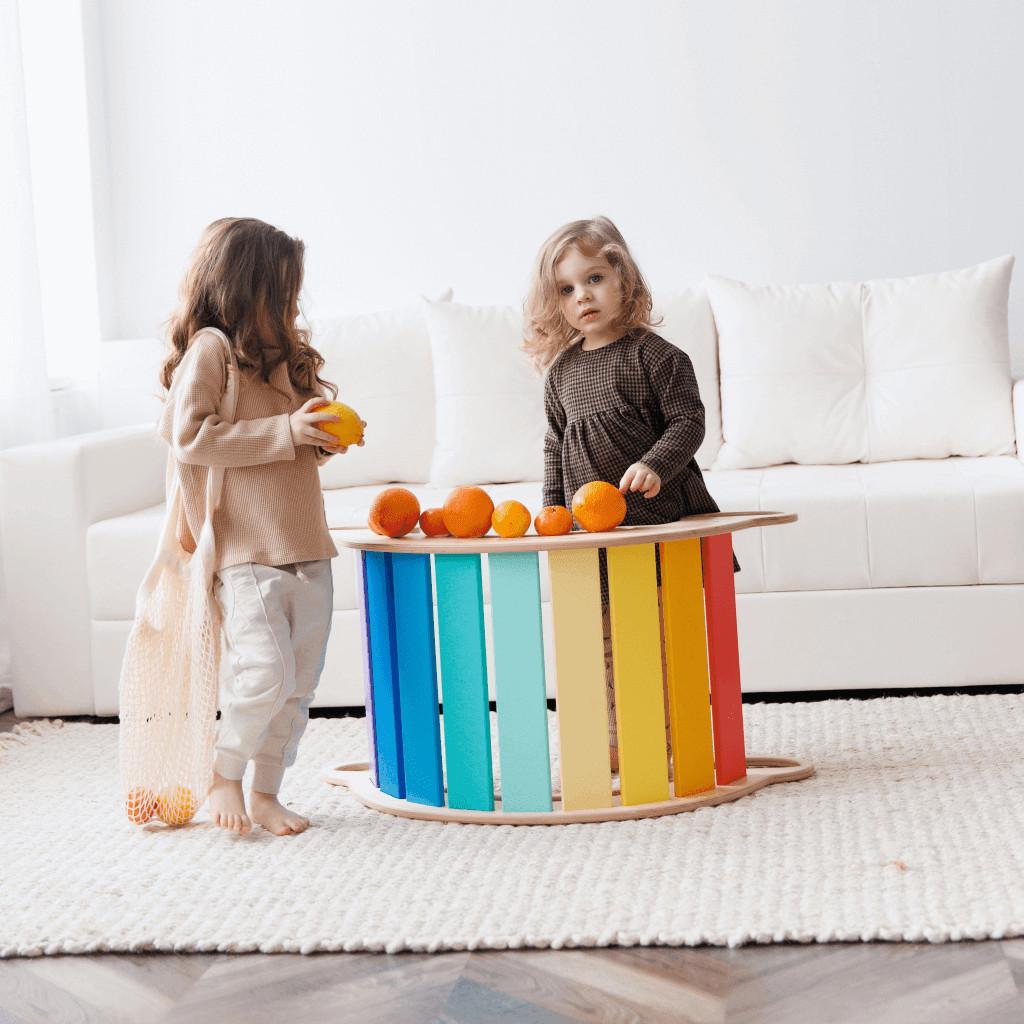 Montessori Balancewippe/Rocker - Schaukel - Hell