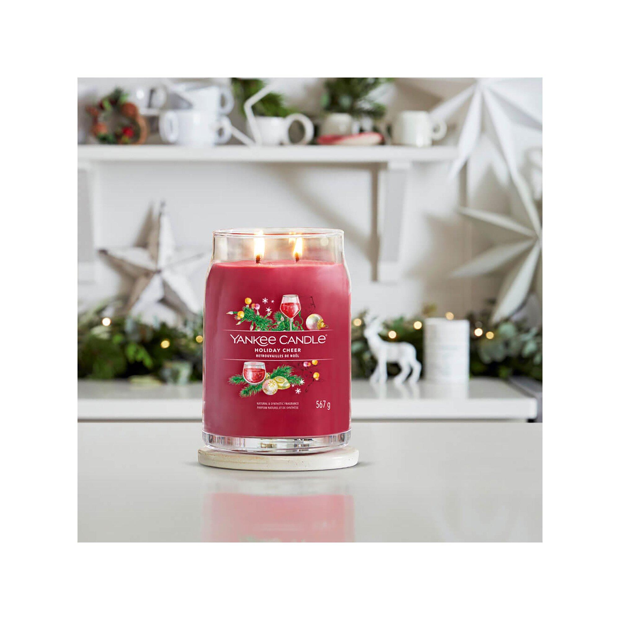 Yankee Candle Signature Duftkerze im Glas Weihnachten Holiday Cheer