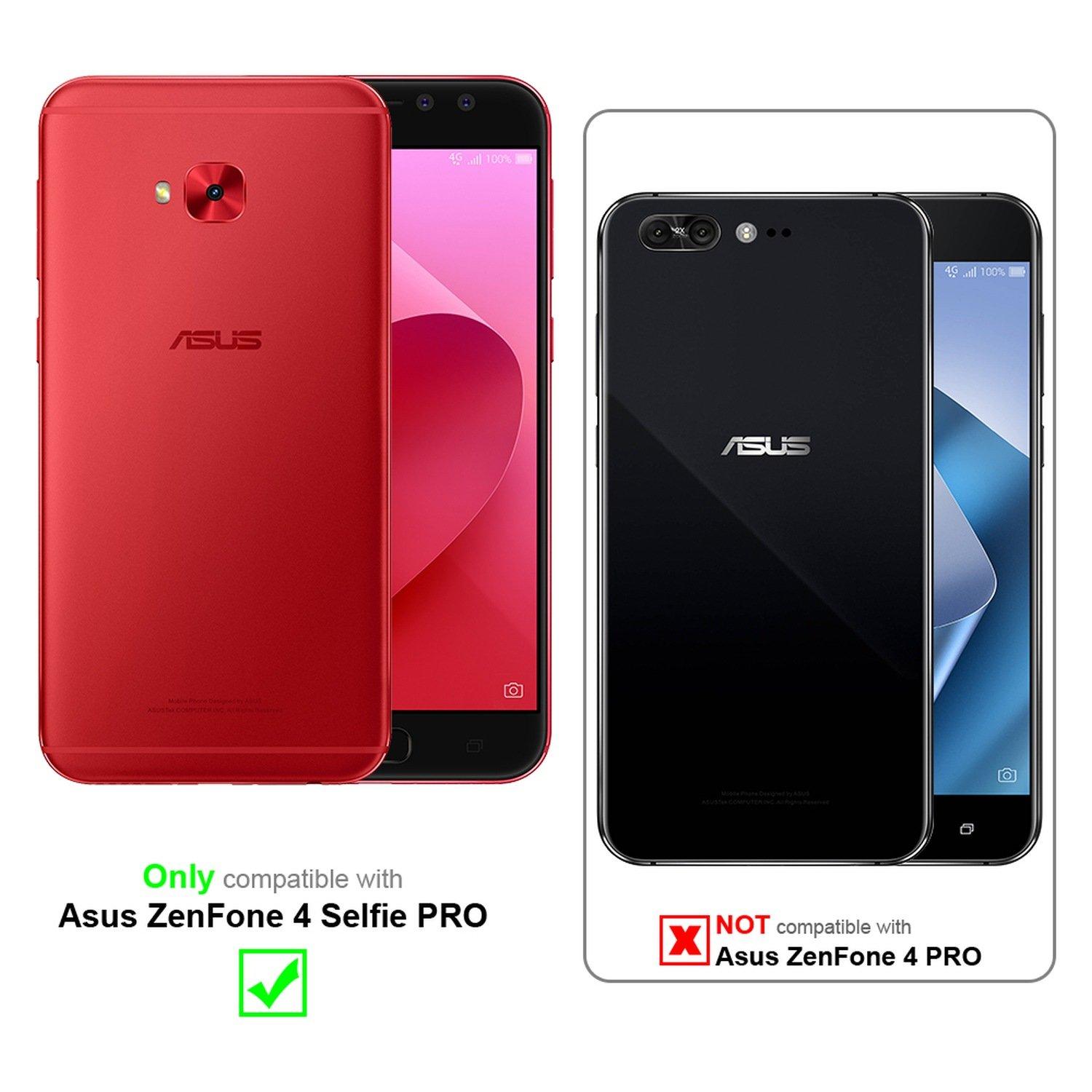 Cadorabo Hülle für Asus ZenFone 4 Selfie PRO Magnetverschluss, Kartenfach