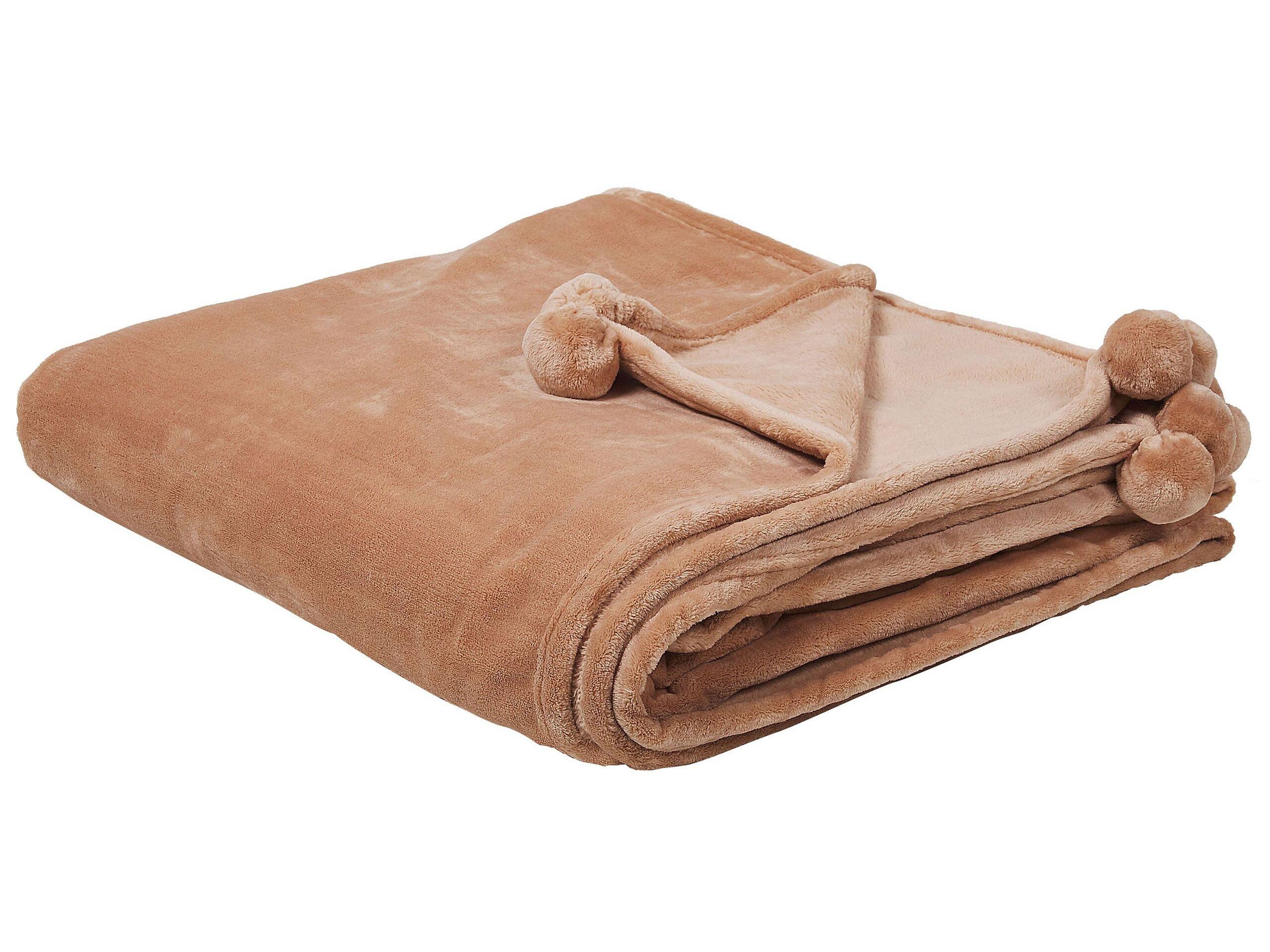 Beliani Kuscheldecke aus Polyester Modern TERKE