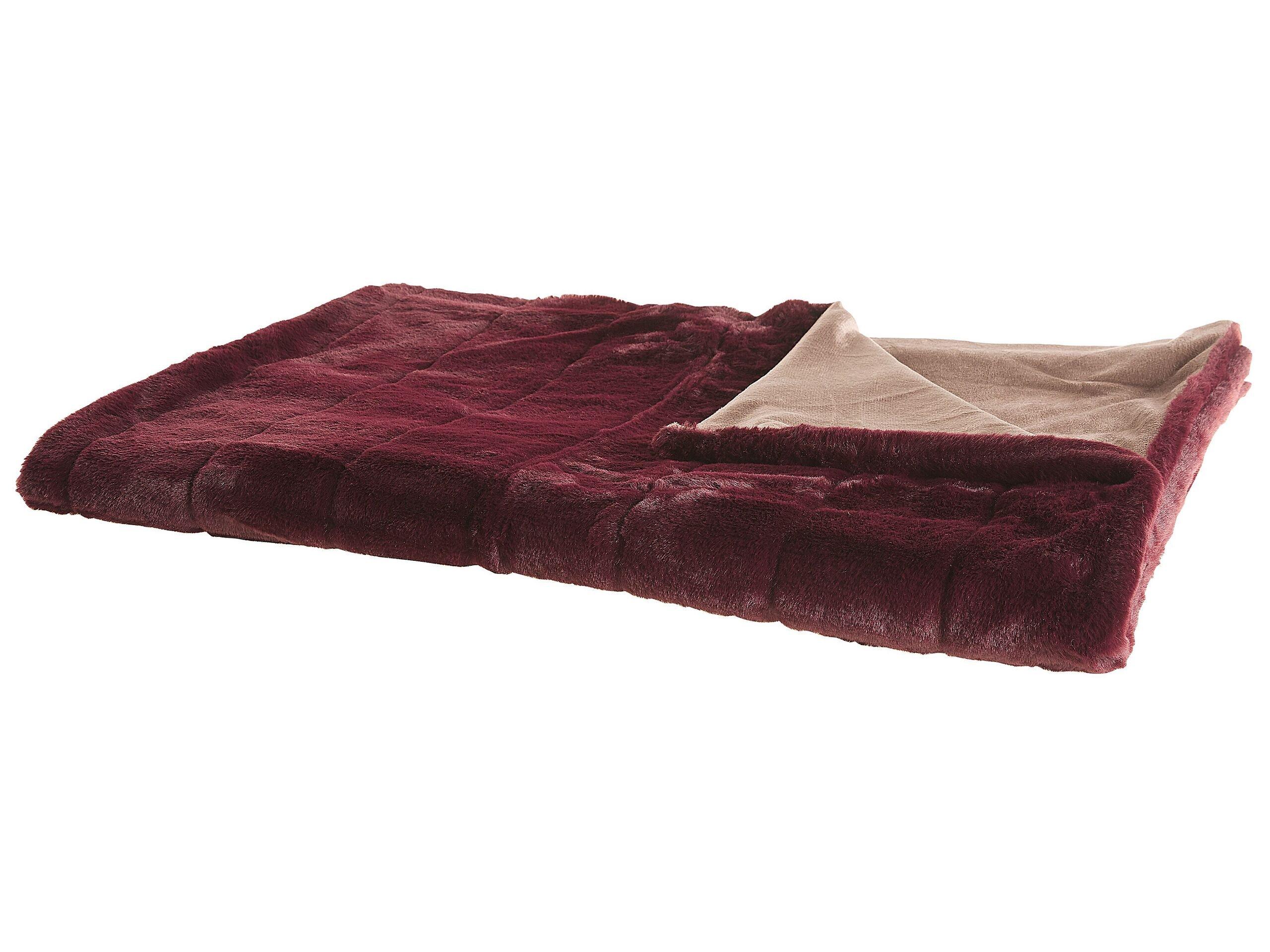 Beliani Kuscheldecke aus Polyester Modern TANTAN