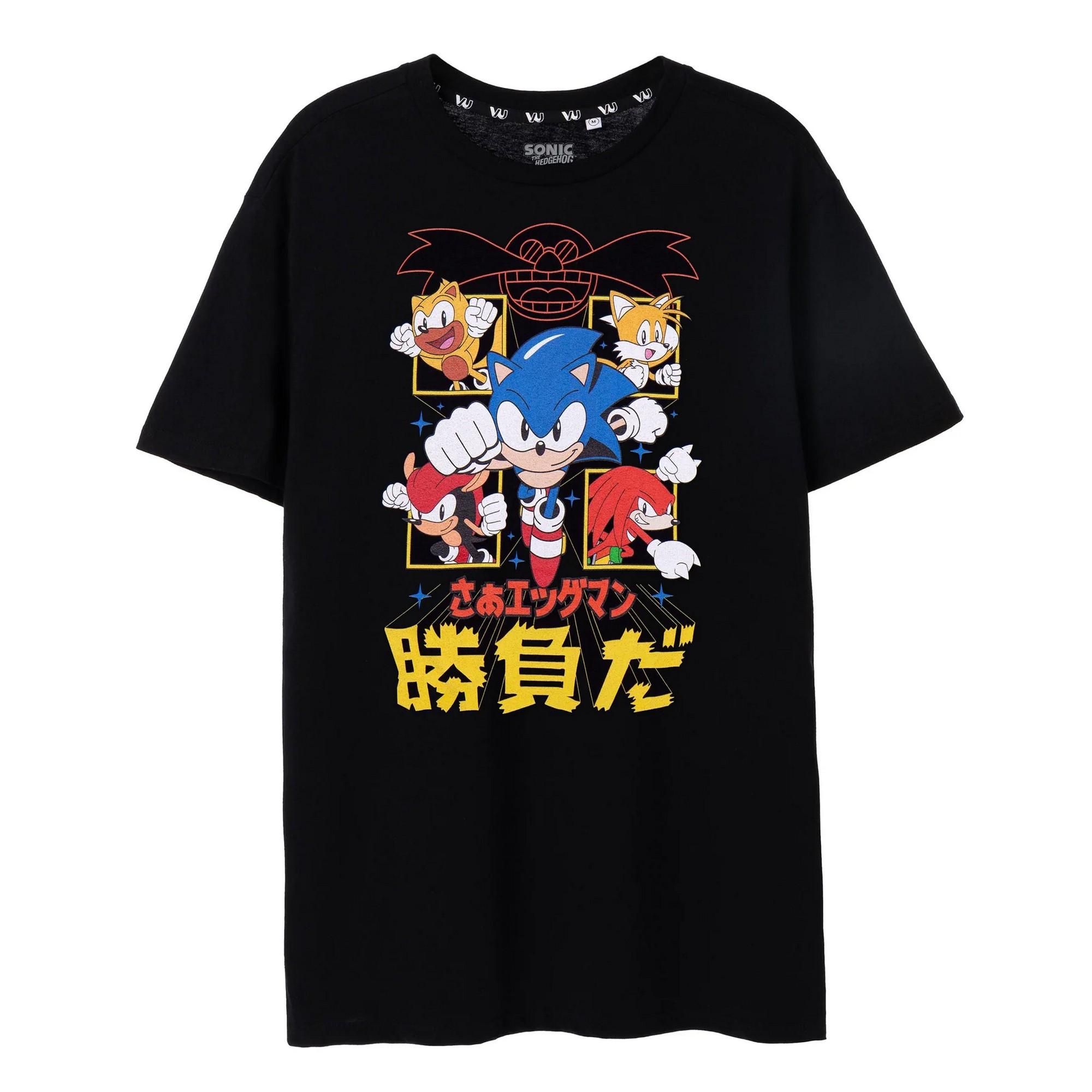 Sonic The Hedgehog Sonic The Hedgehog Comic Print T-Shirt