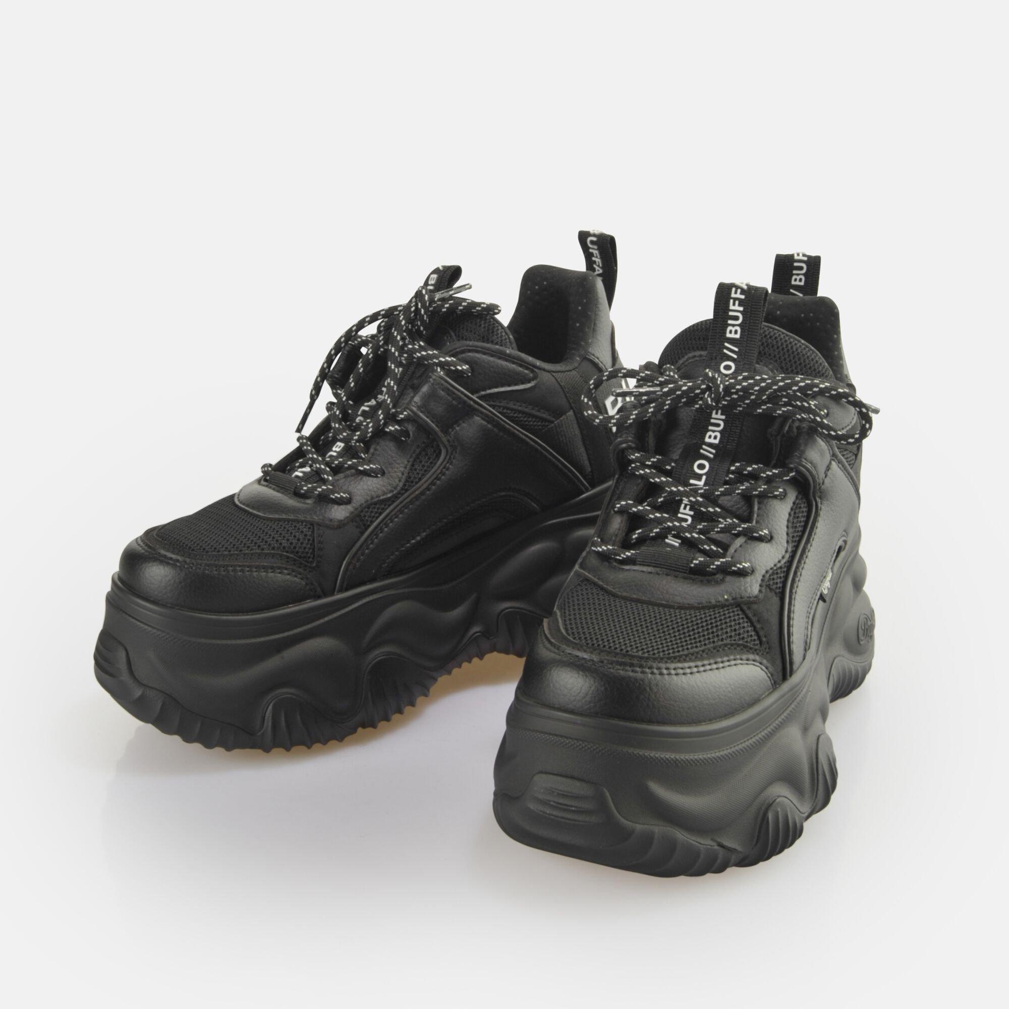 Buffalo sneakers für damen blader matcha - vegan nappa/nubuck/mesh