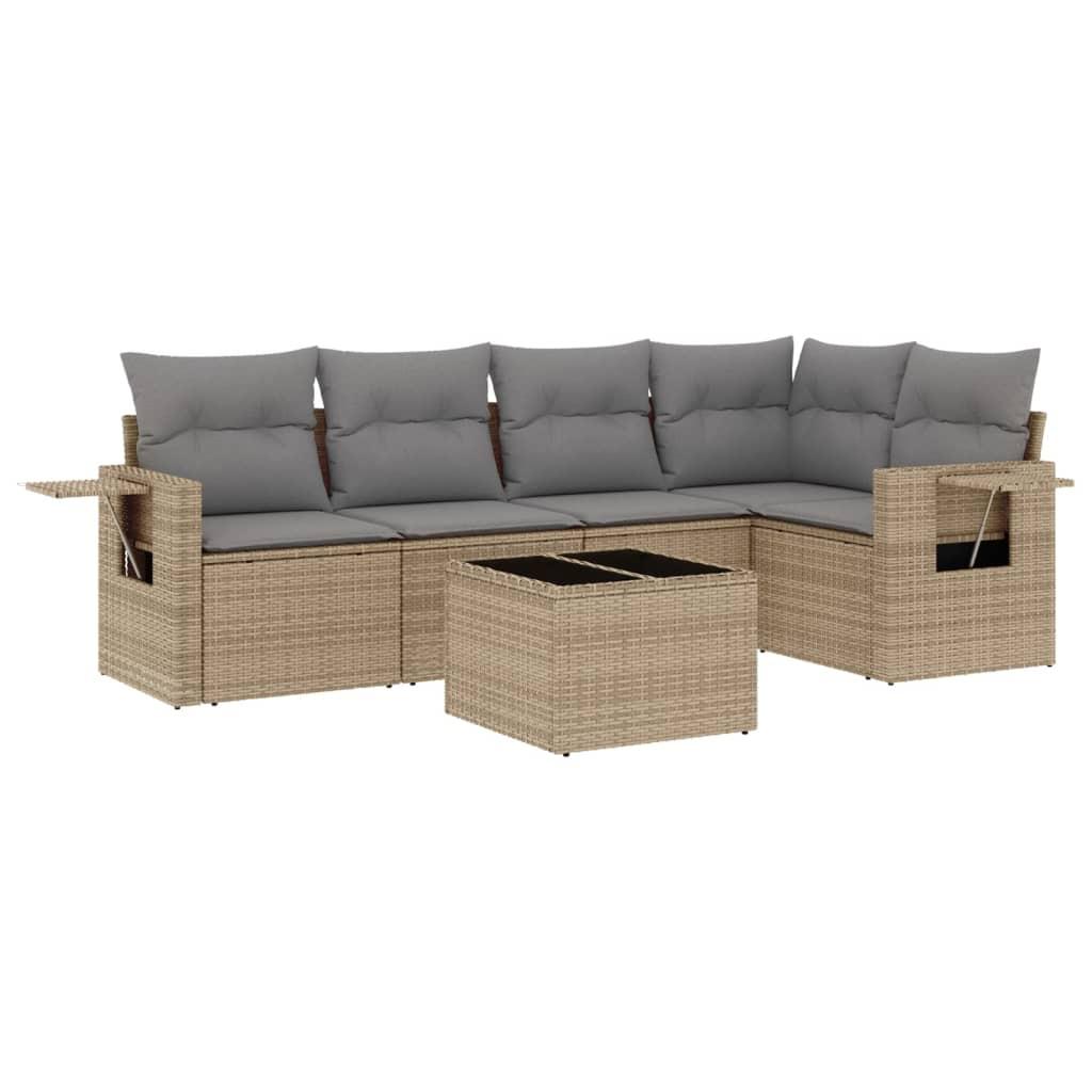 VidaXL Garten sofagarnitur poly-rattan
