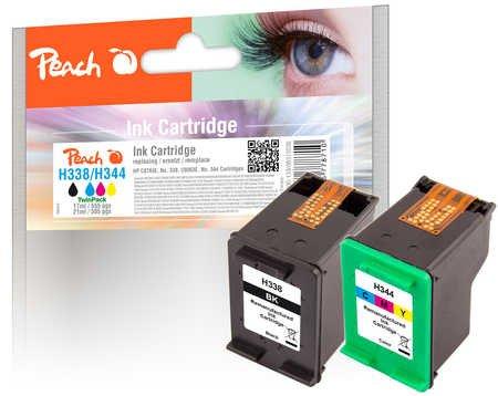 Peach 313036 Druckerpatrone 2 Stück(e) Original Standardertrag Schwarz, Cyan, Magenta, Gelb