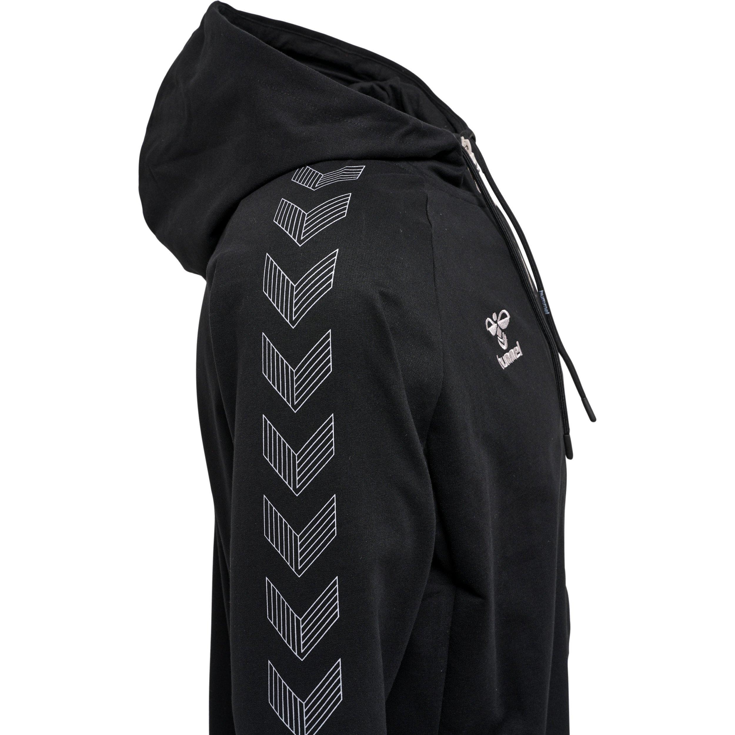 Hummel sweatshirt it kapuze und reißverschluss aus bauwolle, daen huel ove grid