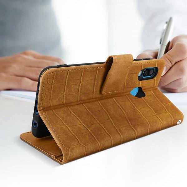 Avizar Krokodilleder Optik Hülle Samsung A40