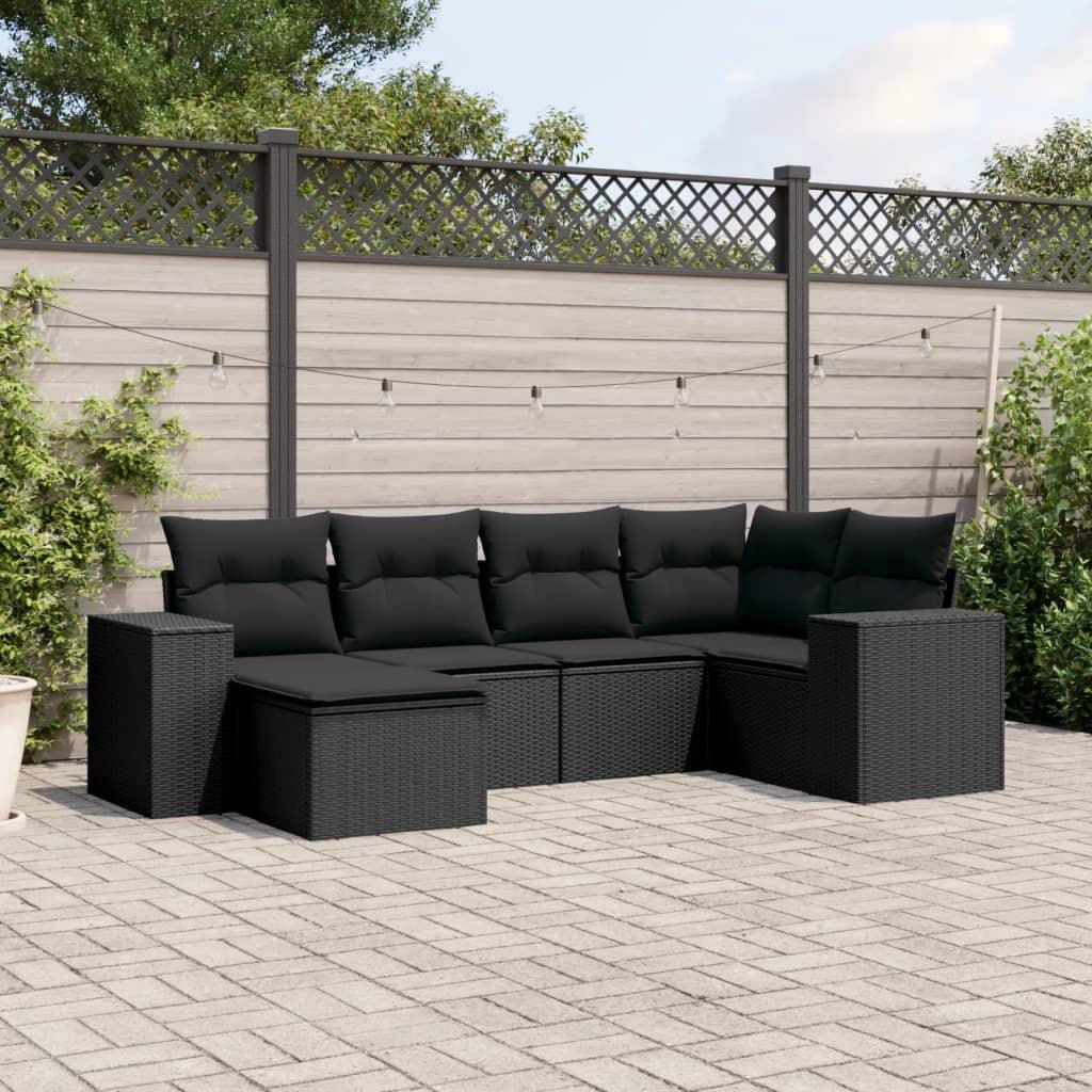 VidaXL Garten sofagarnitur poly-rattan