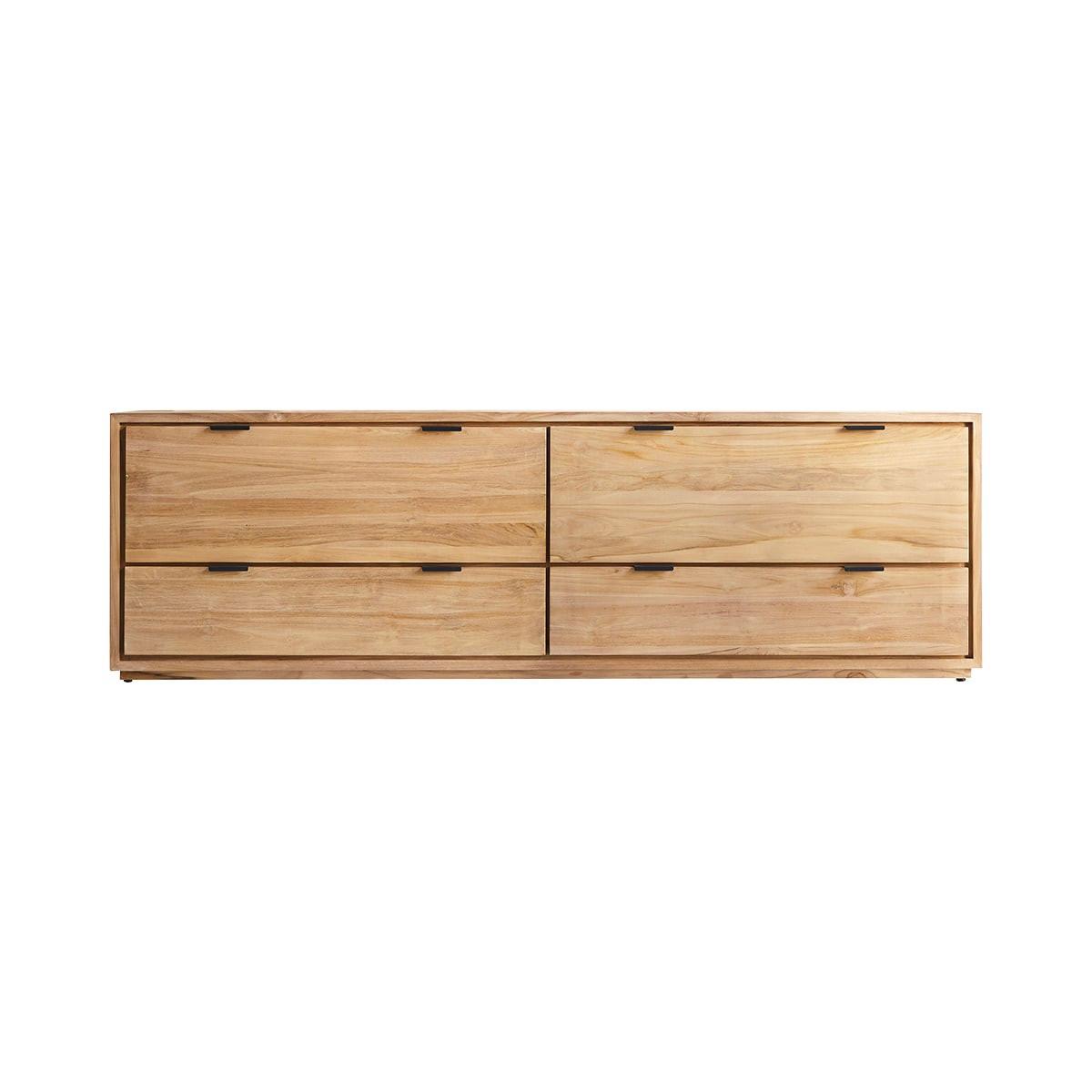 Tikamoon TV-Schrank aus massivem Teak 180 cm Senson