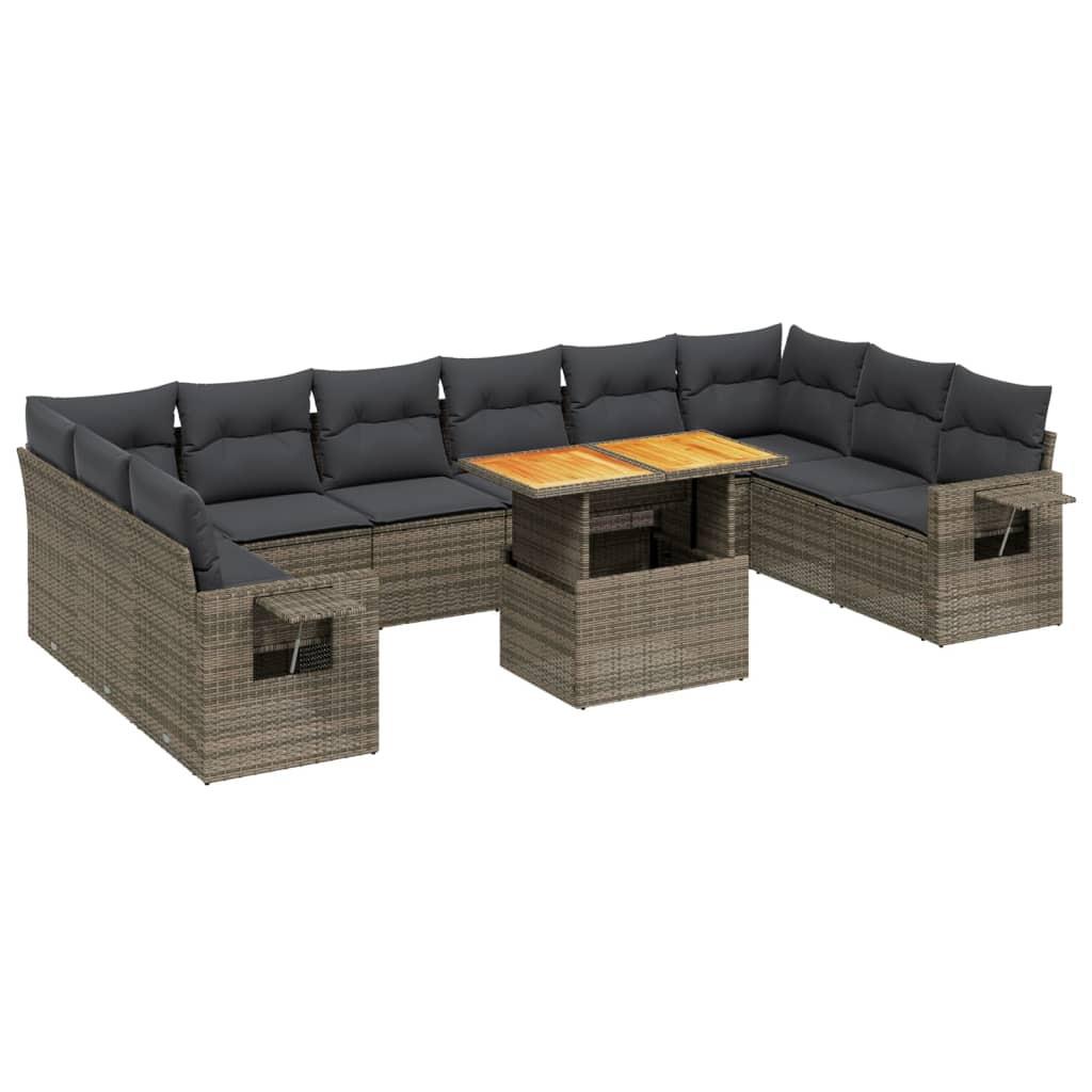 VidaXL Garten sofagarnitur poly-rattan