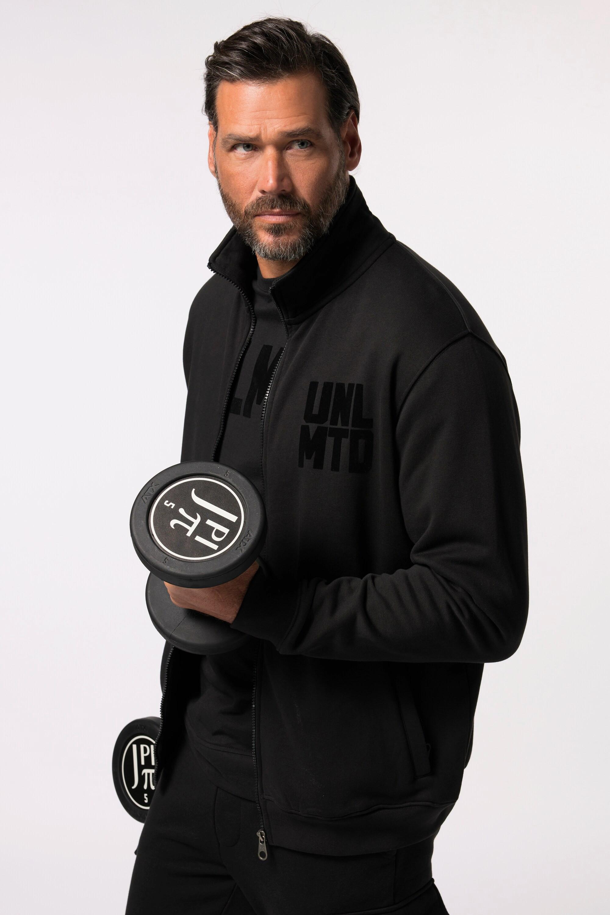 JP1880 Sweatjacke, Fitness, Stehkragen, bis 7 XL