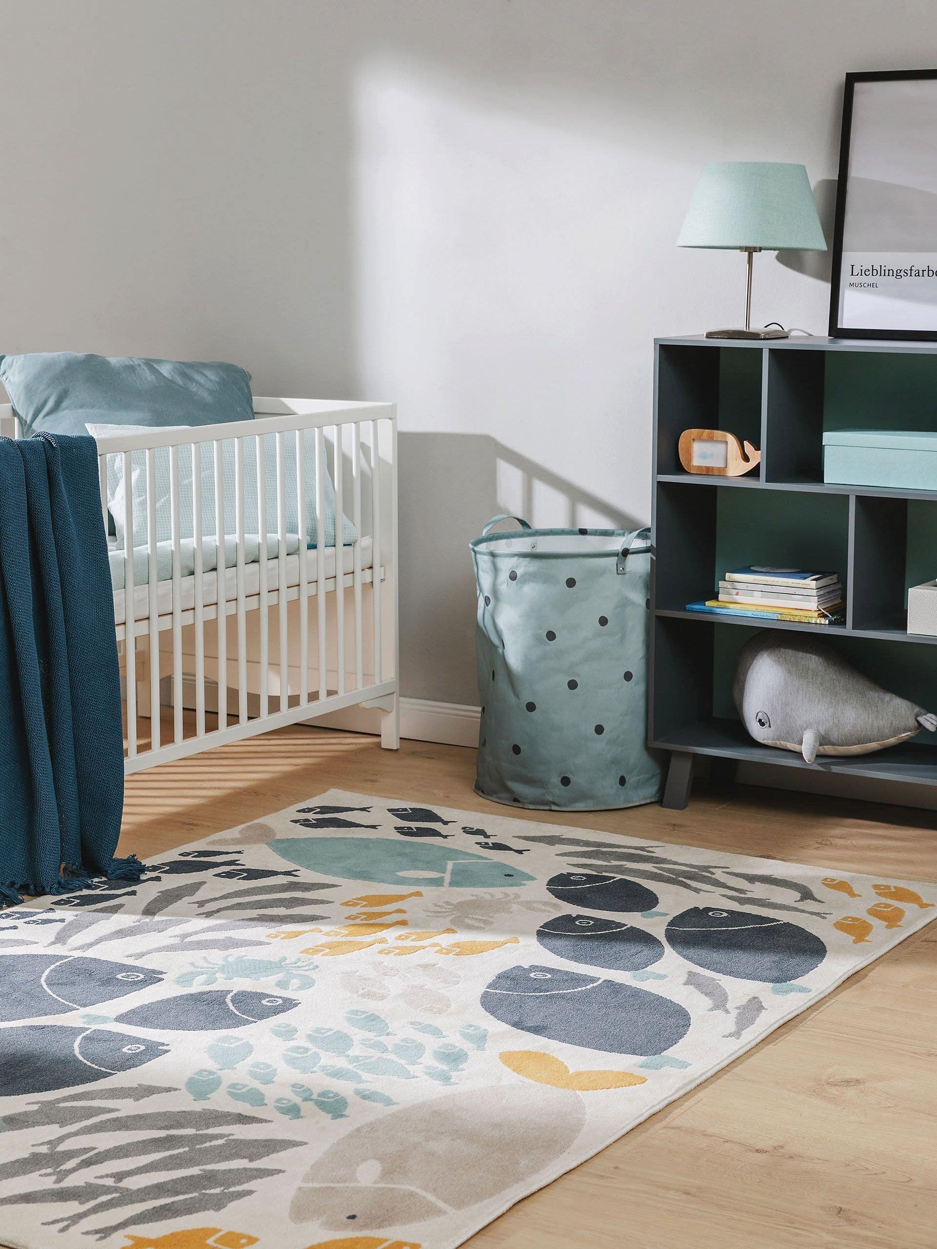 Benuta Kinderteppich Fabius Multicolor