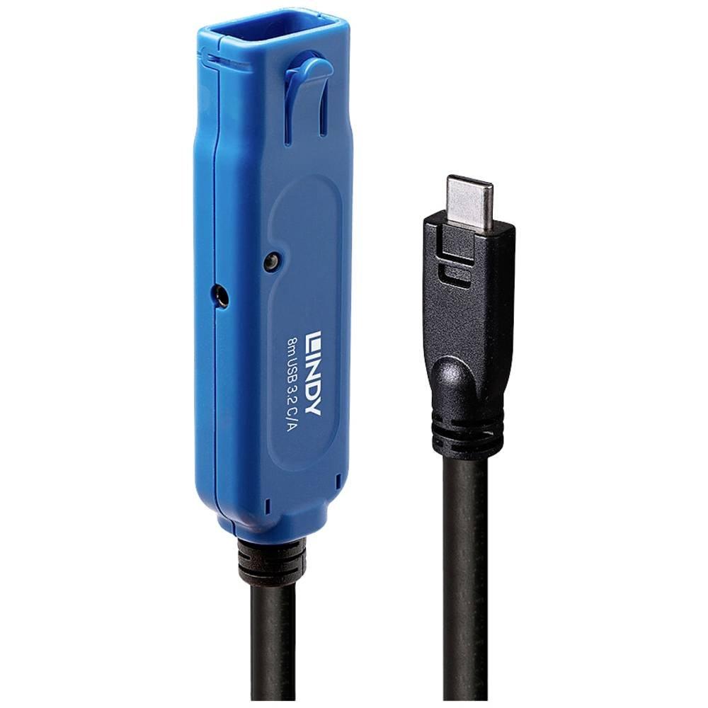 LINDY 8m USB 3.2 Gen 1 C/A Aktivverlängerung Pro