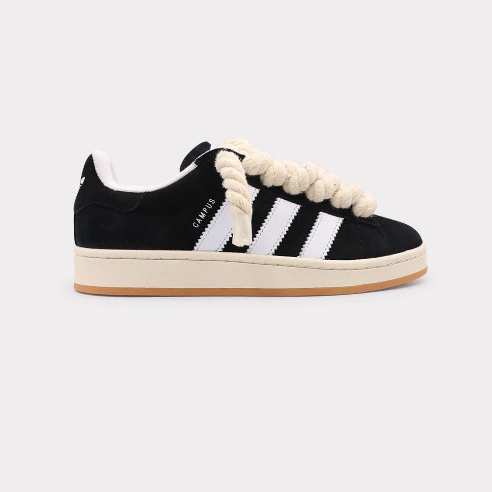 adidas Campus 00s Core Black - Rope Lace Beige