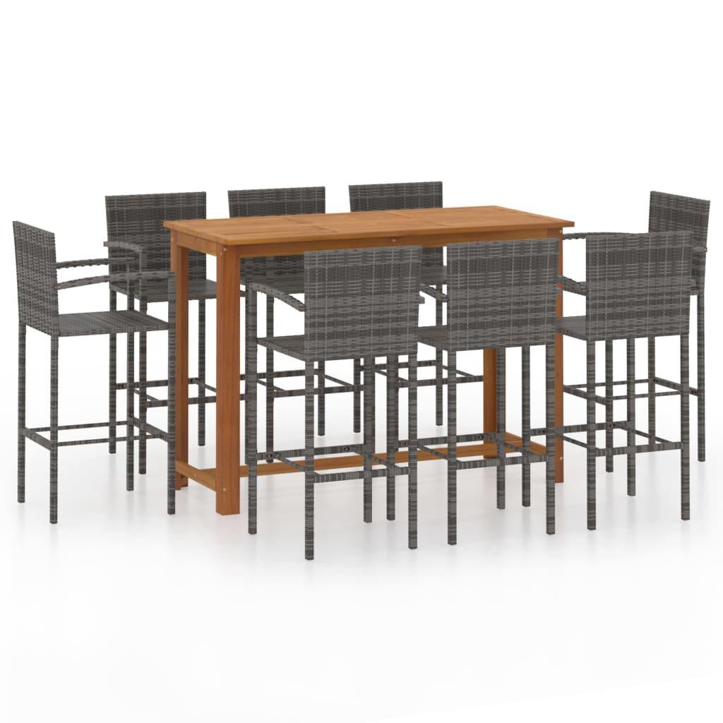 VidaXL Garten-bar set akazienholz
