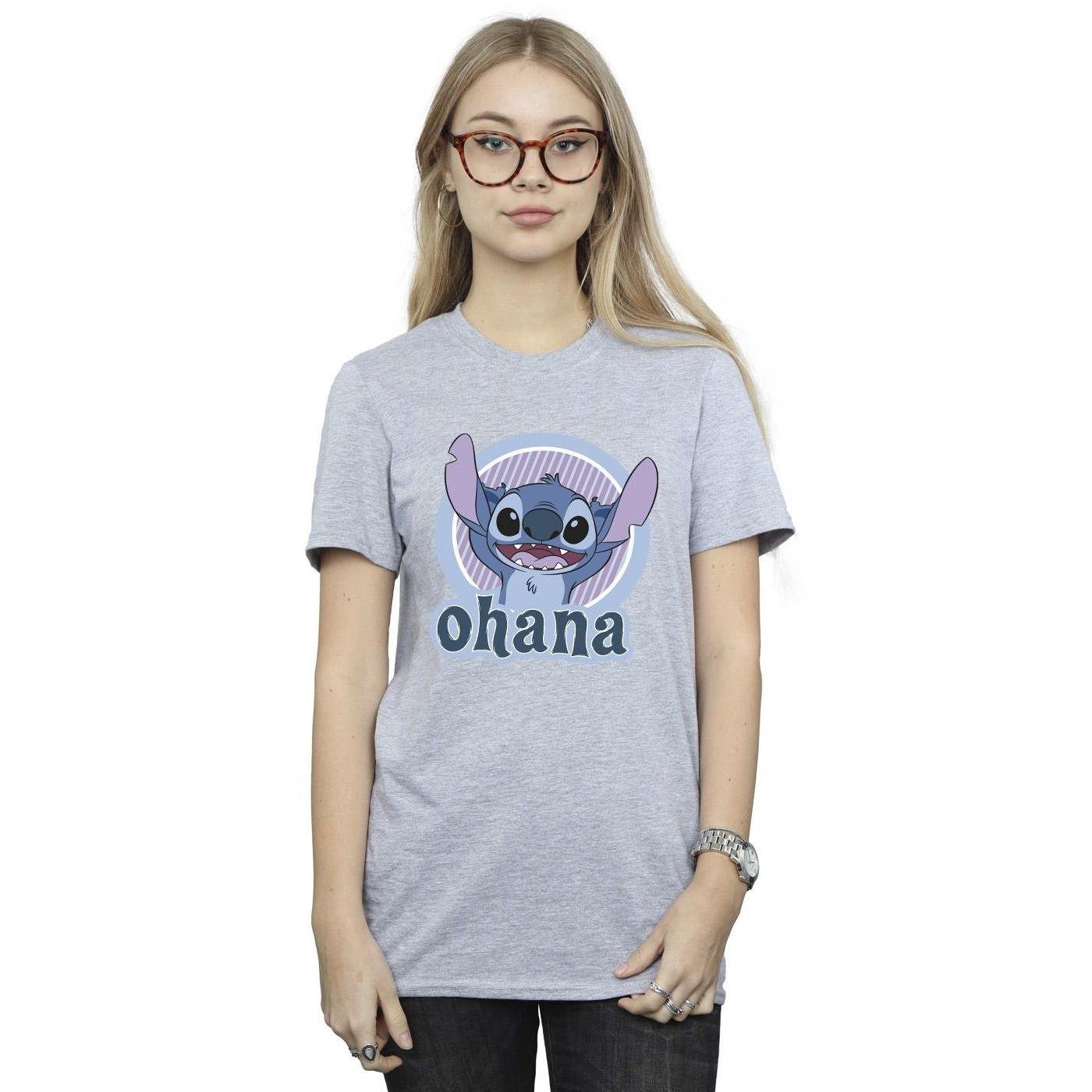 Disney Ohana Bedrucktes T-Shirt