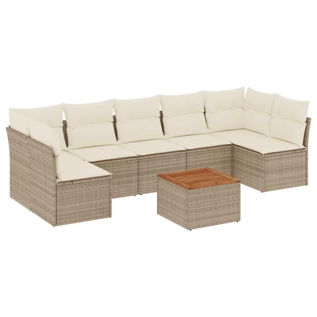 VidaXL Garten sofagarnitur poly-rattan