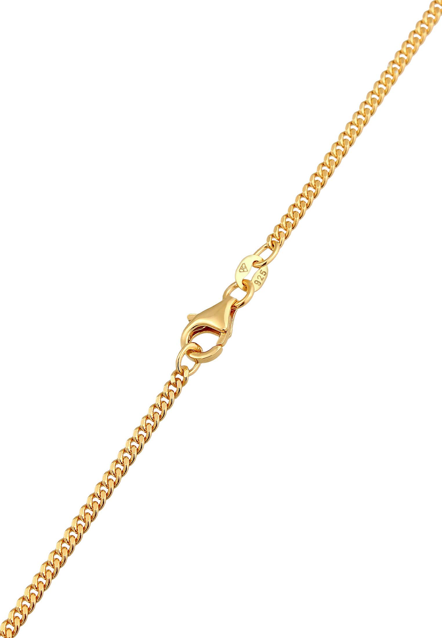 Kuzzoi Halskette Raute Emaille Geo Style 925 Silber