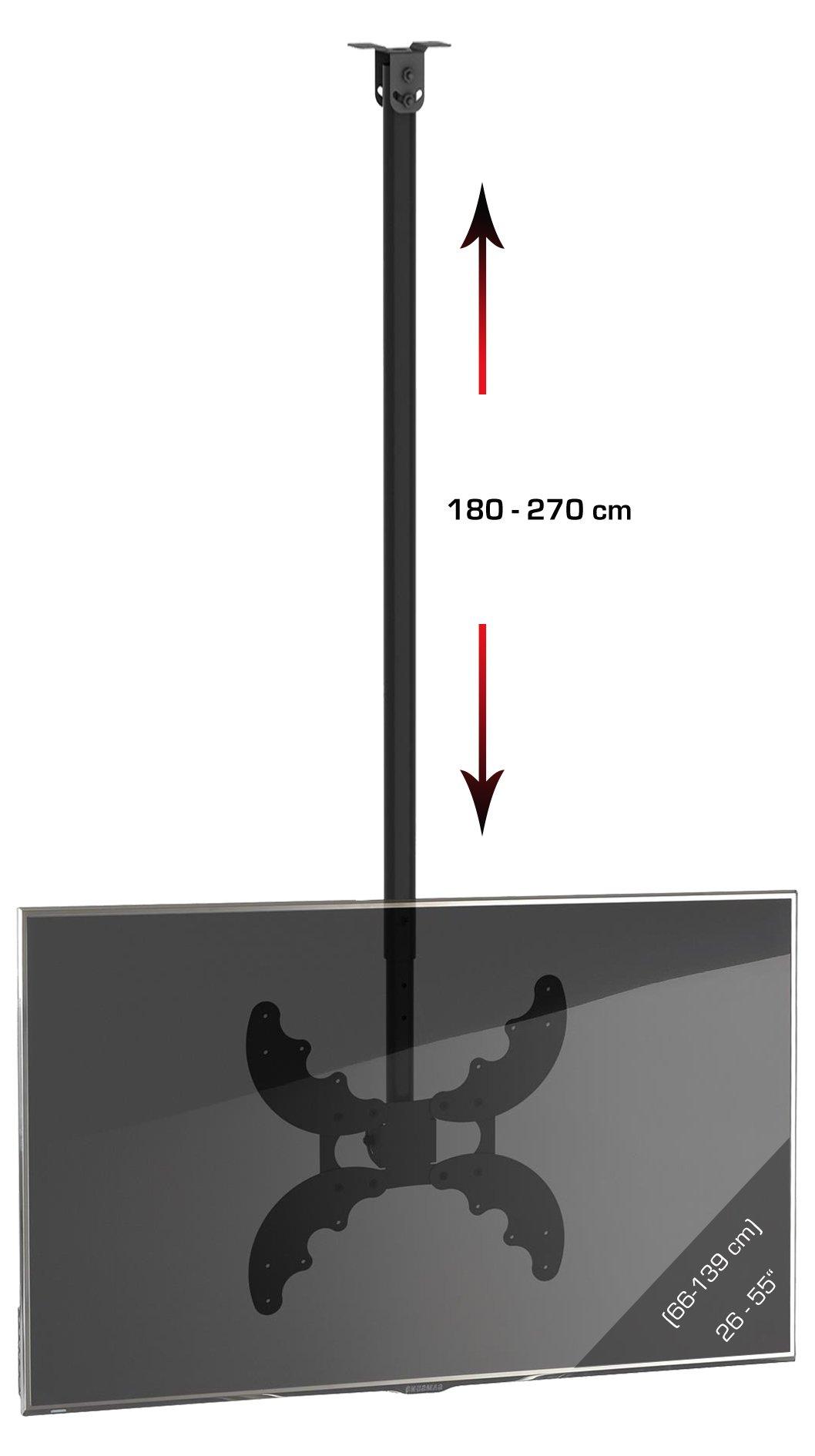 VCM Universal VESA TV Deckenhalterung Fernseh Halterung Halter B-DX 400 Mini