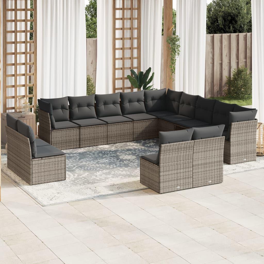 VidaXL Garten sofagarnitur poly-rattan