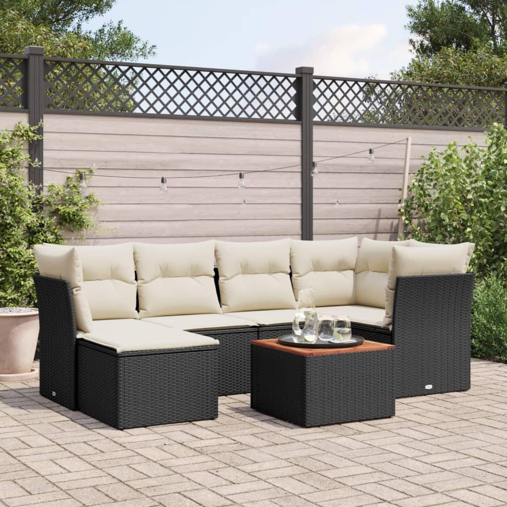 VidaXL Garten sofagarnitur poly-rattan