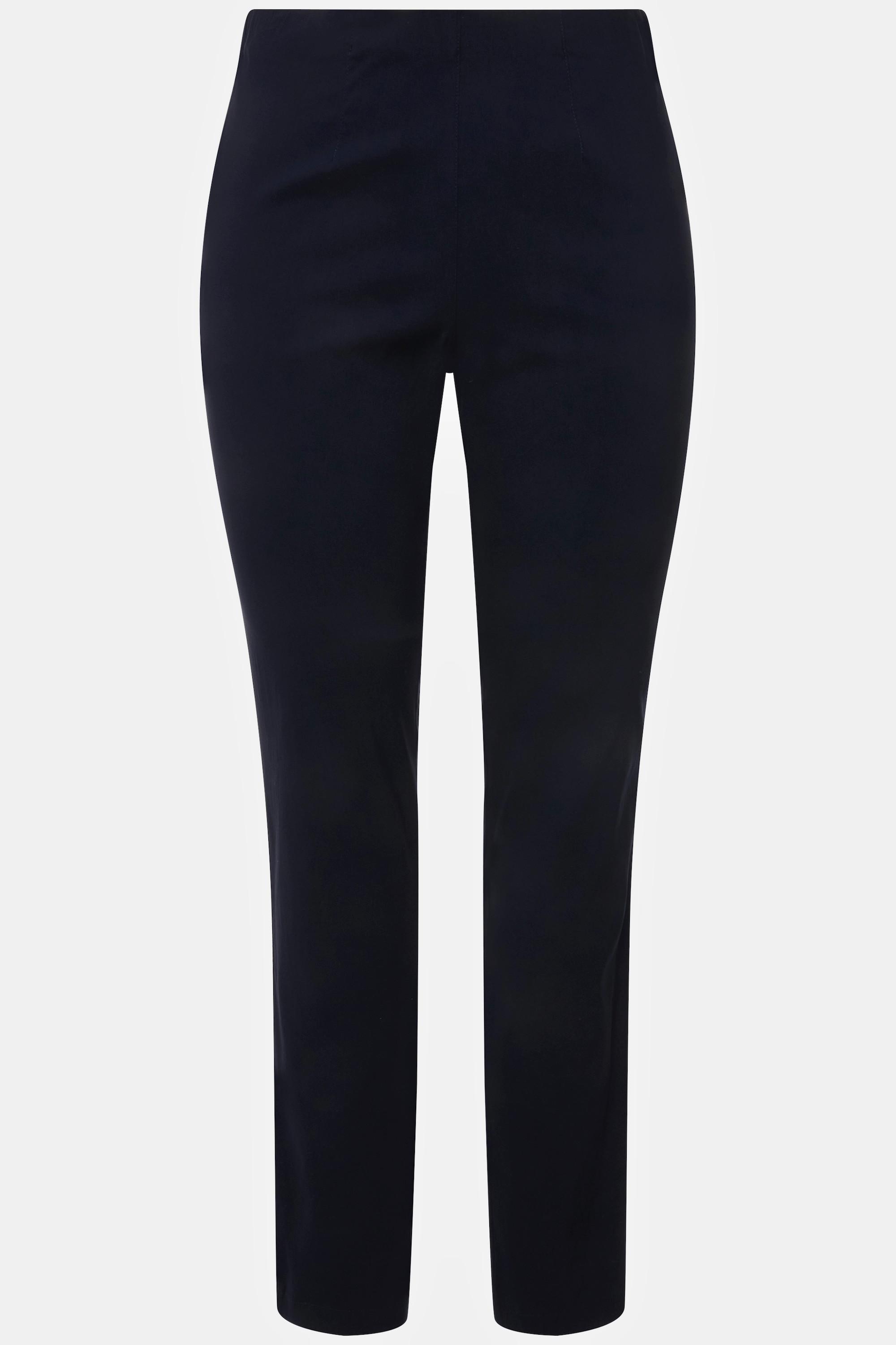Ulla Popken Bengalinhose Sienna Schmales Bein Gummibund Stretch