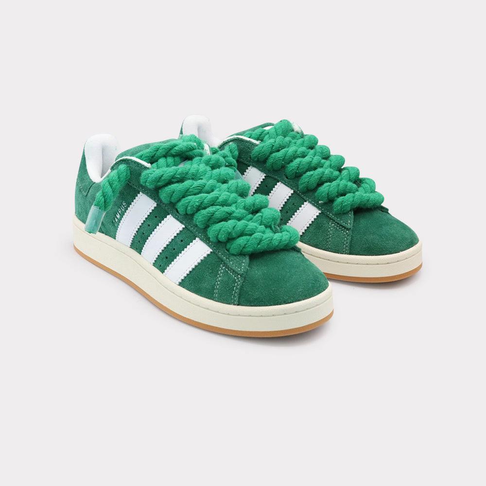 adidas Campus 00s Dark Green White - Rope Lace Green