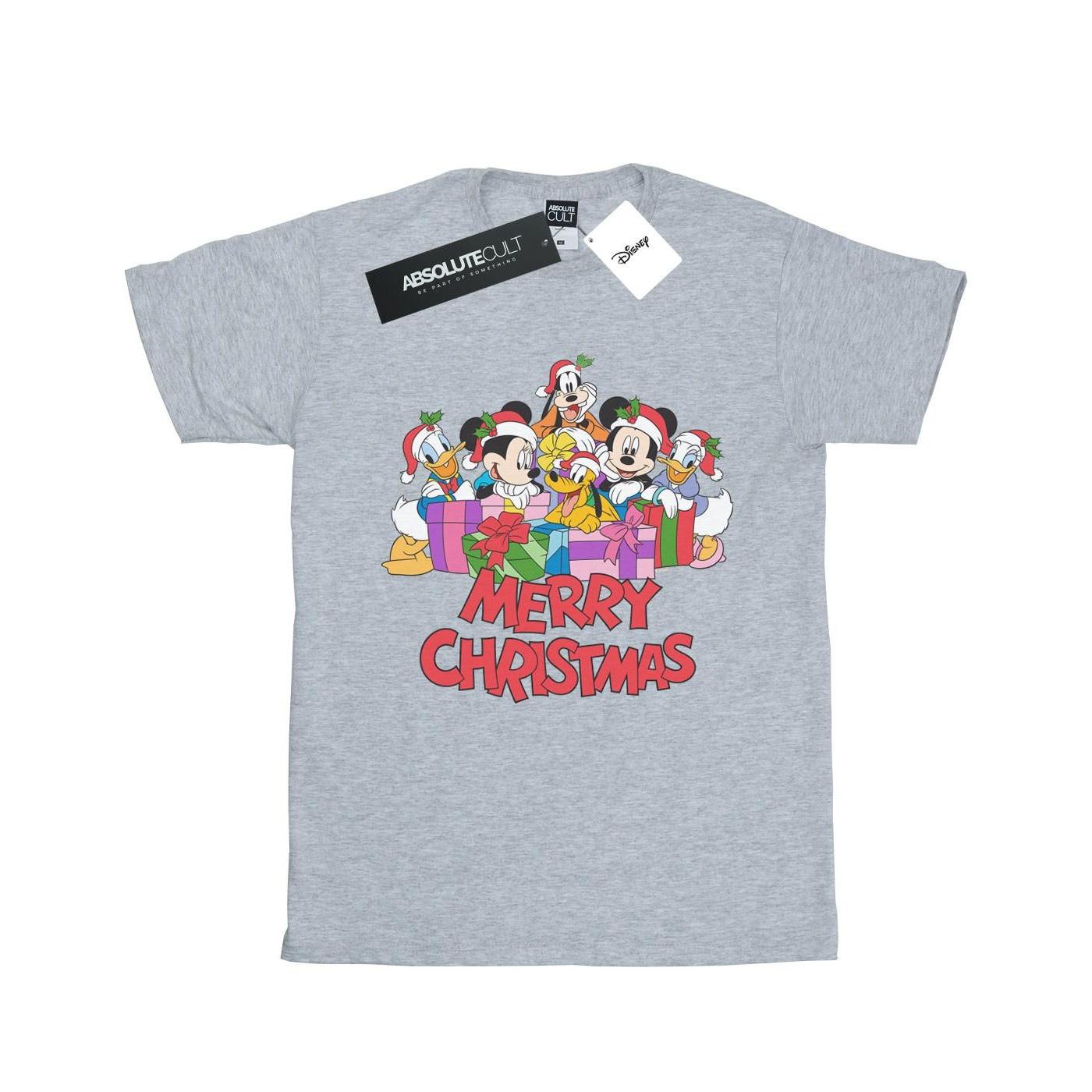 Disney Mickey Mouse and Friends Weihnachts-Print T-Shirt