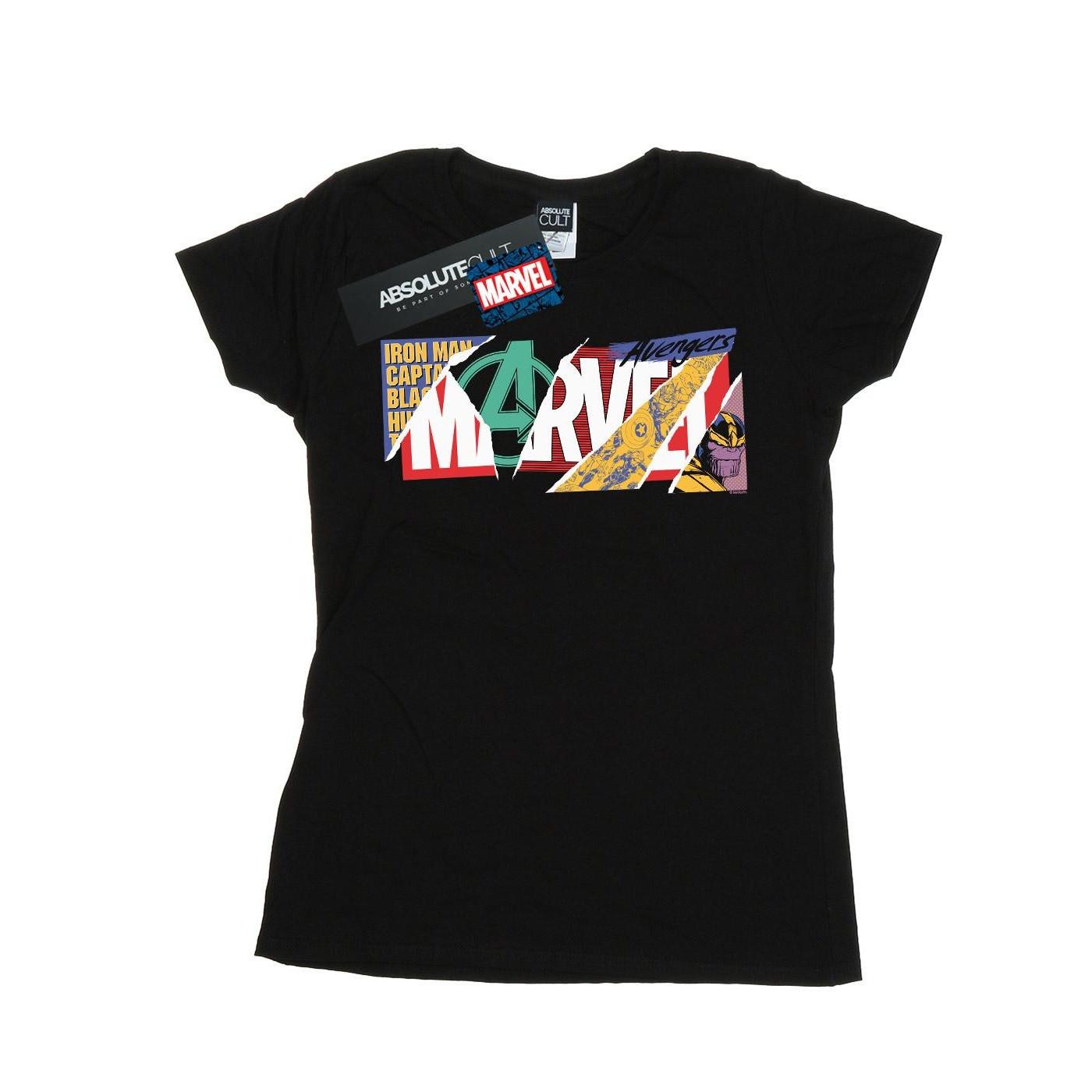 MARVEL Logo Grafikdruck T-Shirt